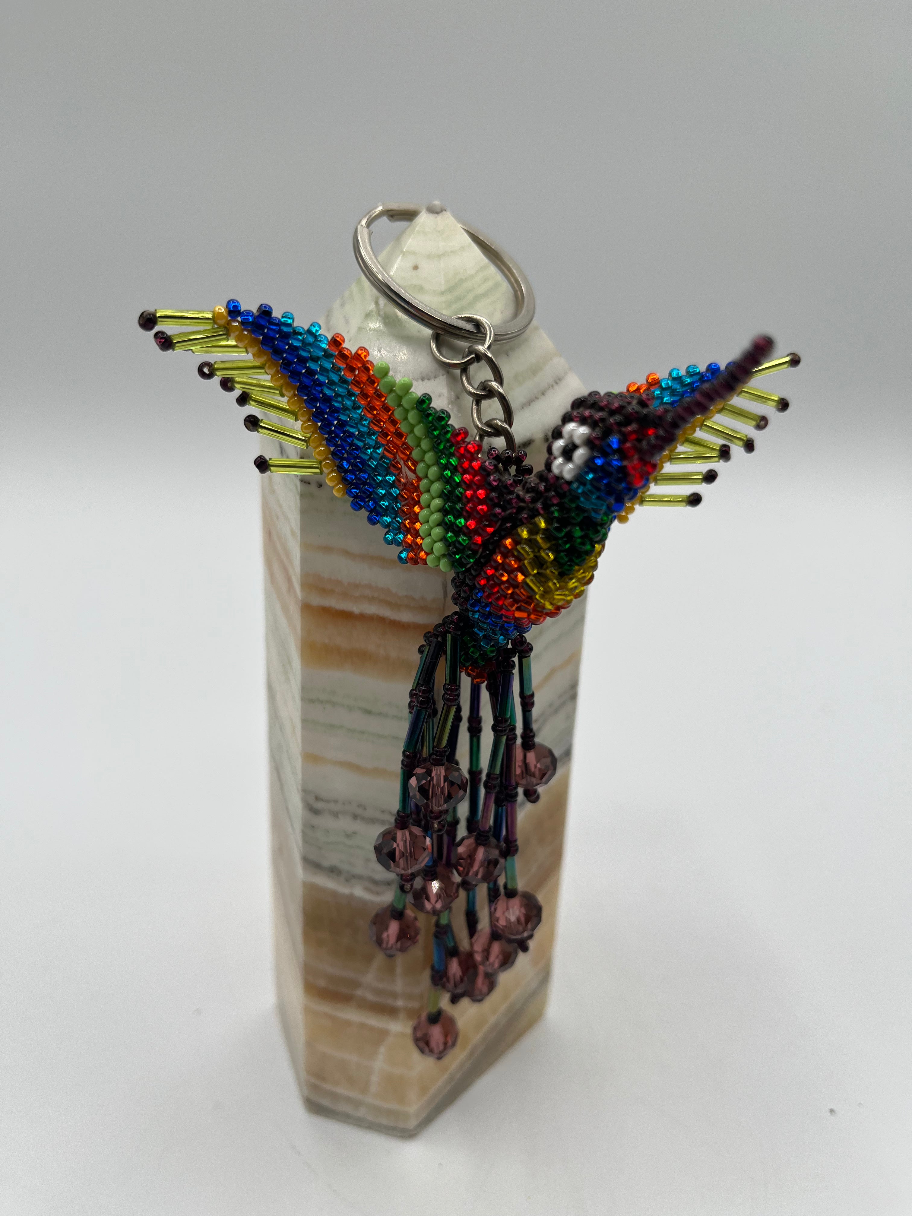 Colibri/Hummingbird-Czech Beads-Key Chain
