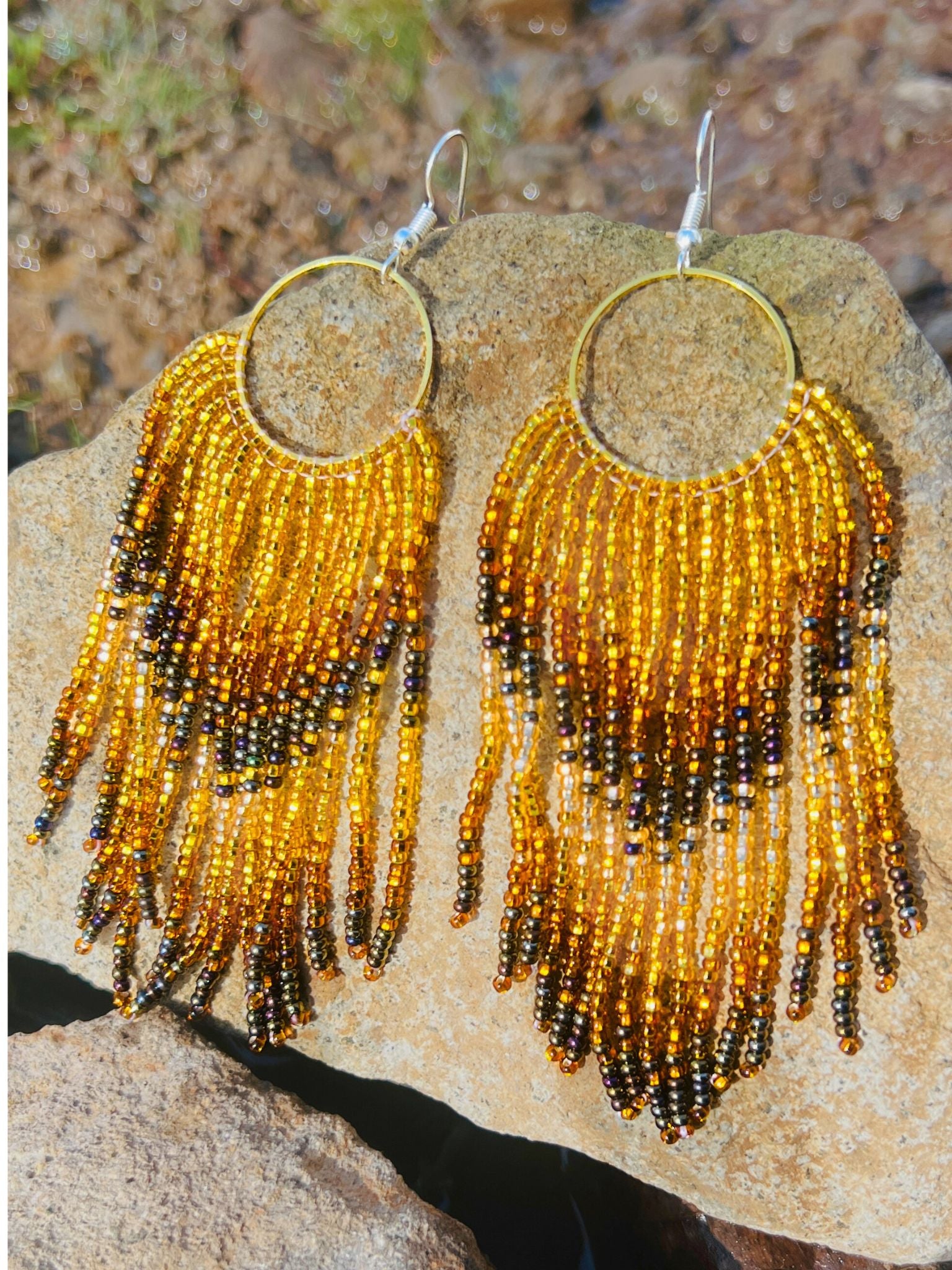Nebula Earrings by Collective Journey Art