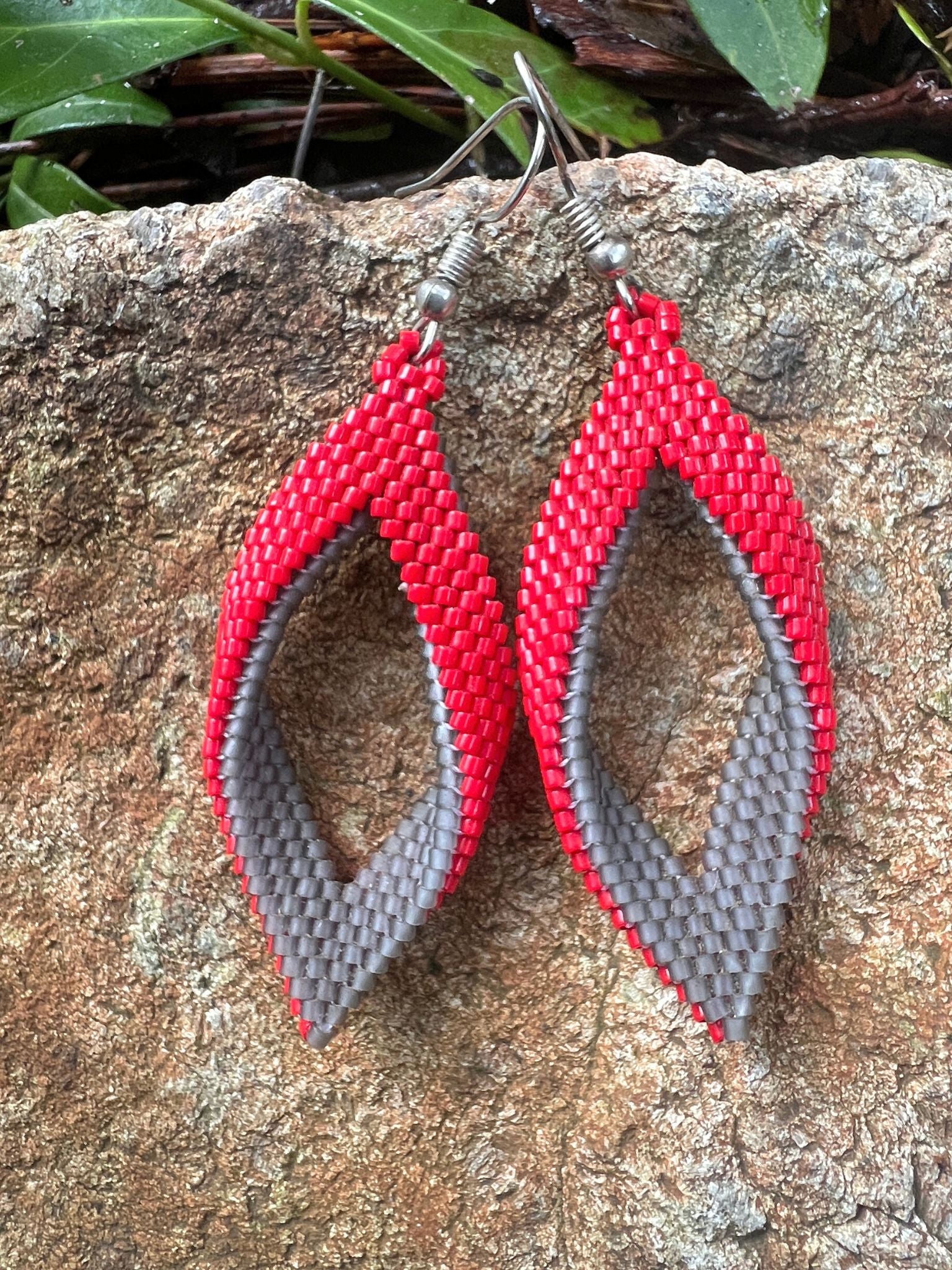 Leaf Earrings by Collective Journey Art