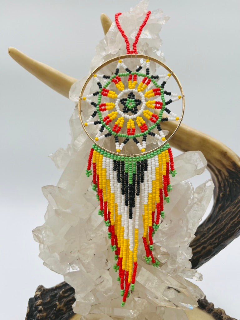 Metal Round Dream Catcher by Collective Journey Art