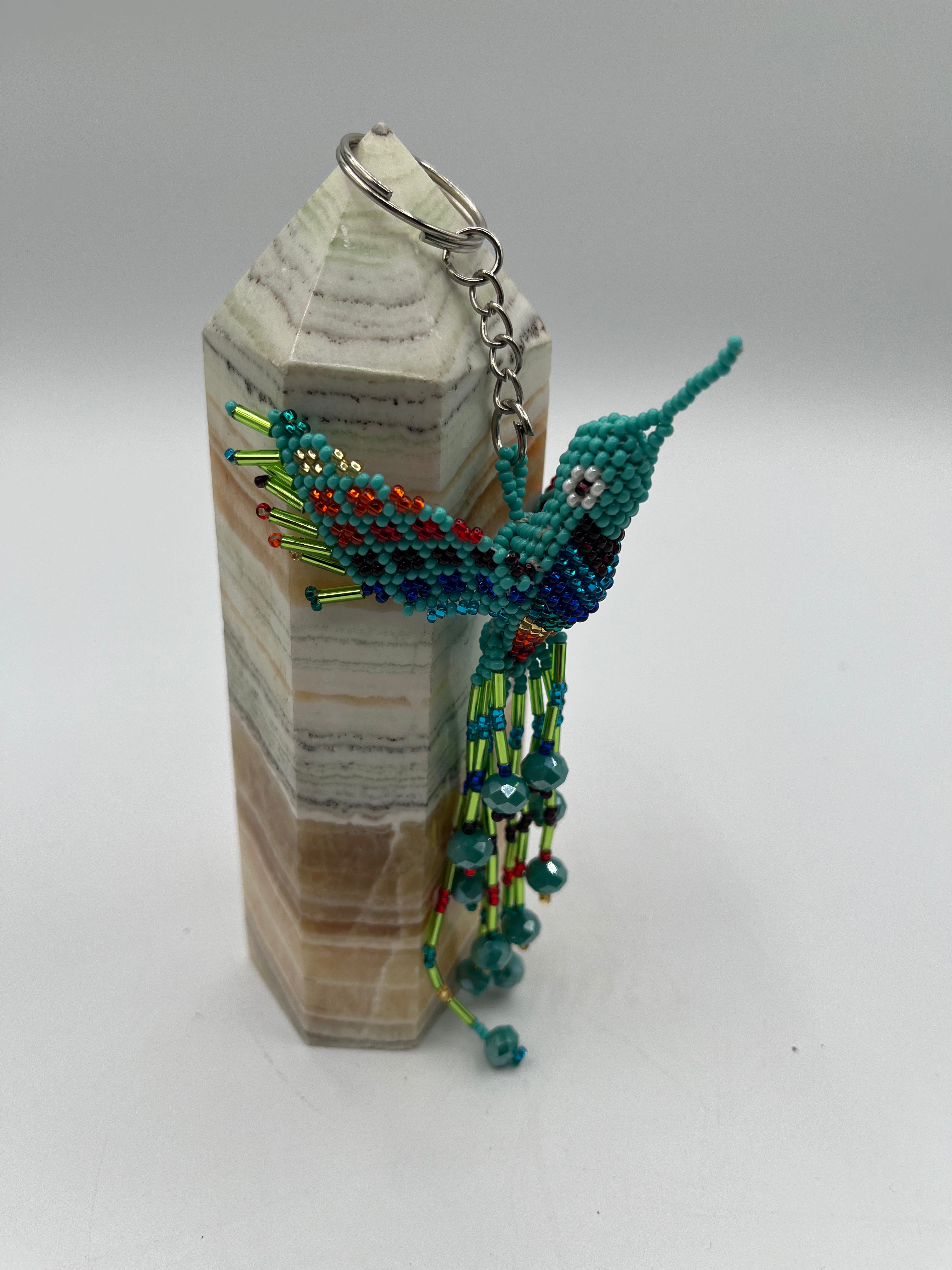 Colibri/Hummingbird-Czech Beads-Key Chain