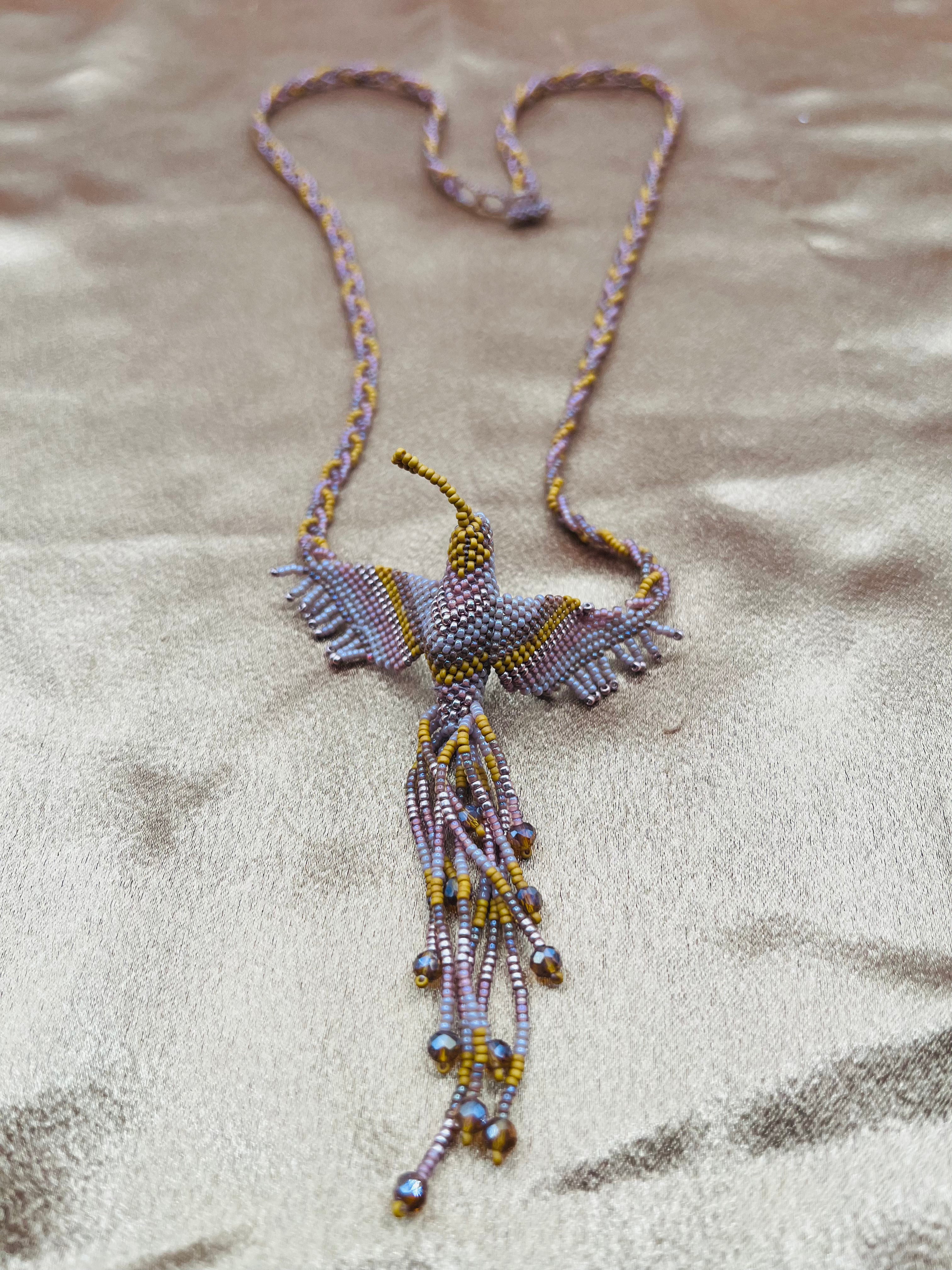 Colibri Necklace - Miyuki Beads