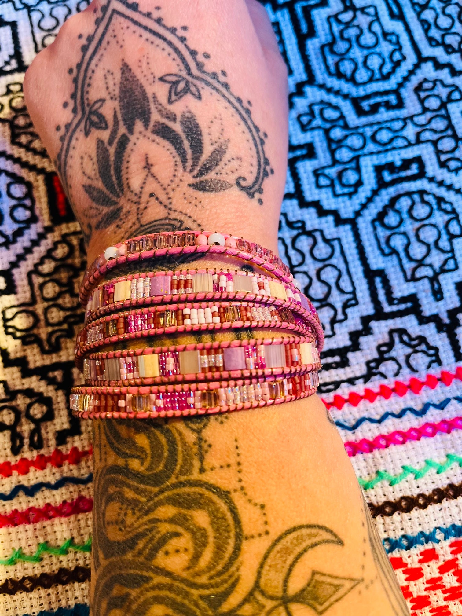 Lulu Bracelet 5 Strand by Collective Journey Art