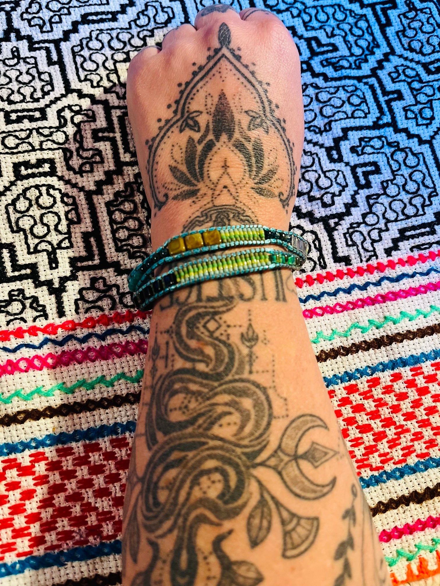 Lulu Bracelet 2 Strand by Collective Journey Art