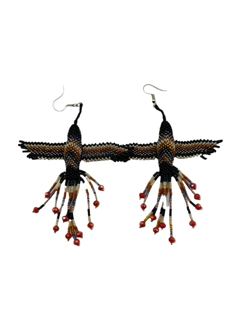 Exquisite Hummingbird Earrings by Collective Journey Art