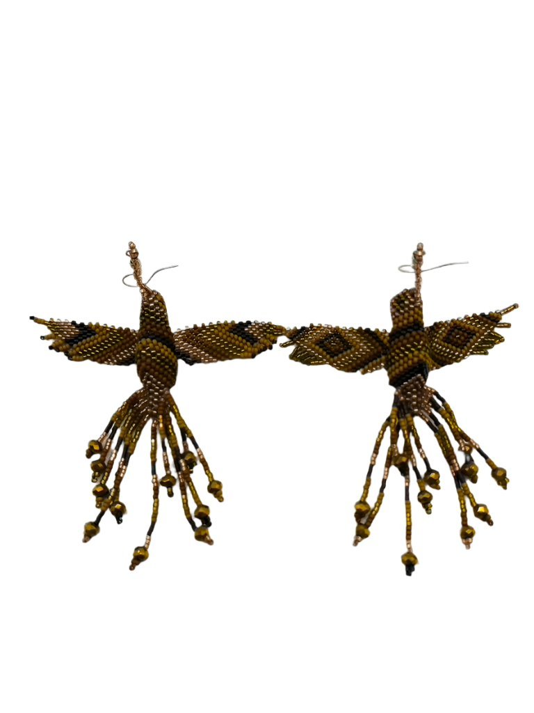 Exquisite Hummingbird Earrings by Collective Journey Art