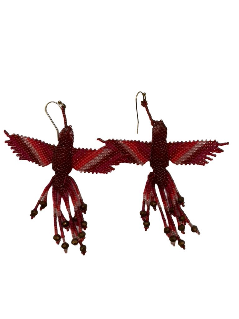 Exquisite Hummingbird Earrings by Collective Journey Art