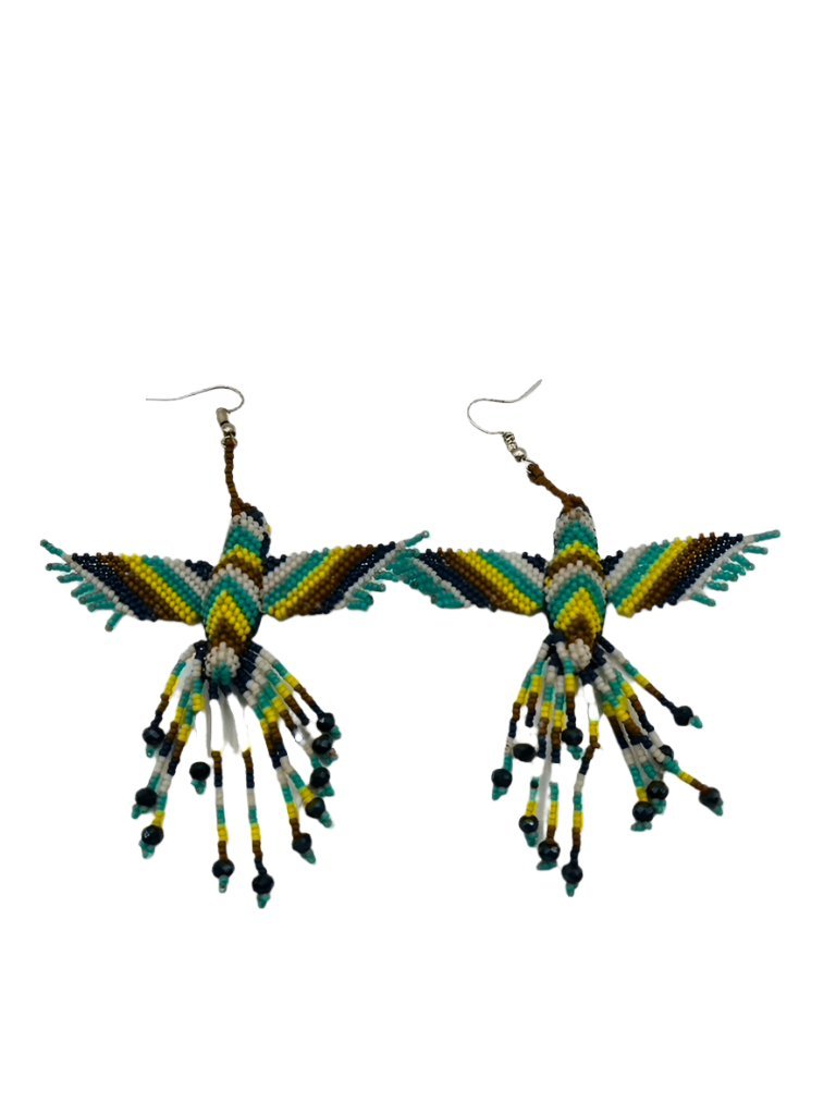 Exquisite Hummingbird Earrings by Collective Journey Art