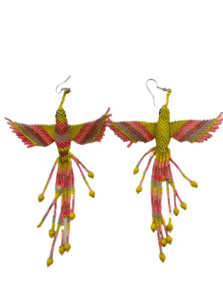 Exquisite Hummingbird Earrings by Collective Journey Art