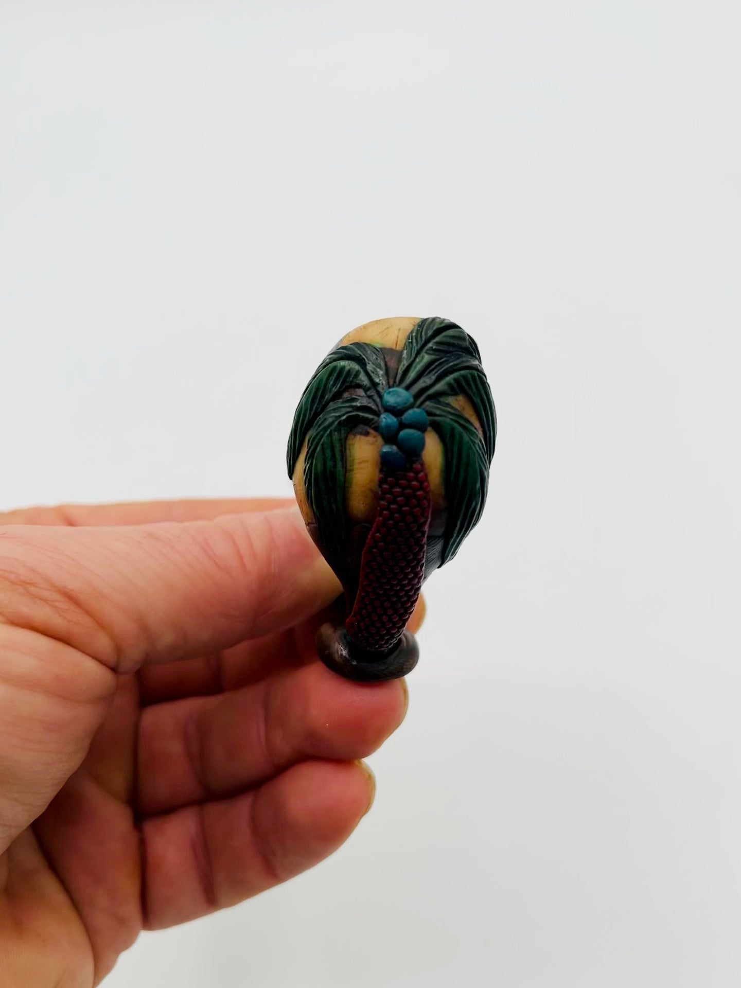 Curved Tagua Pipe by Collective Journey Art