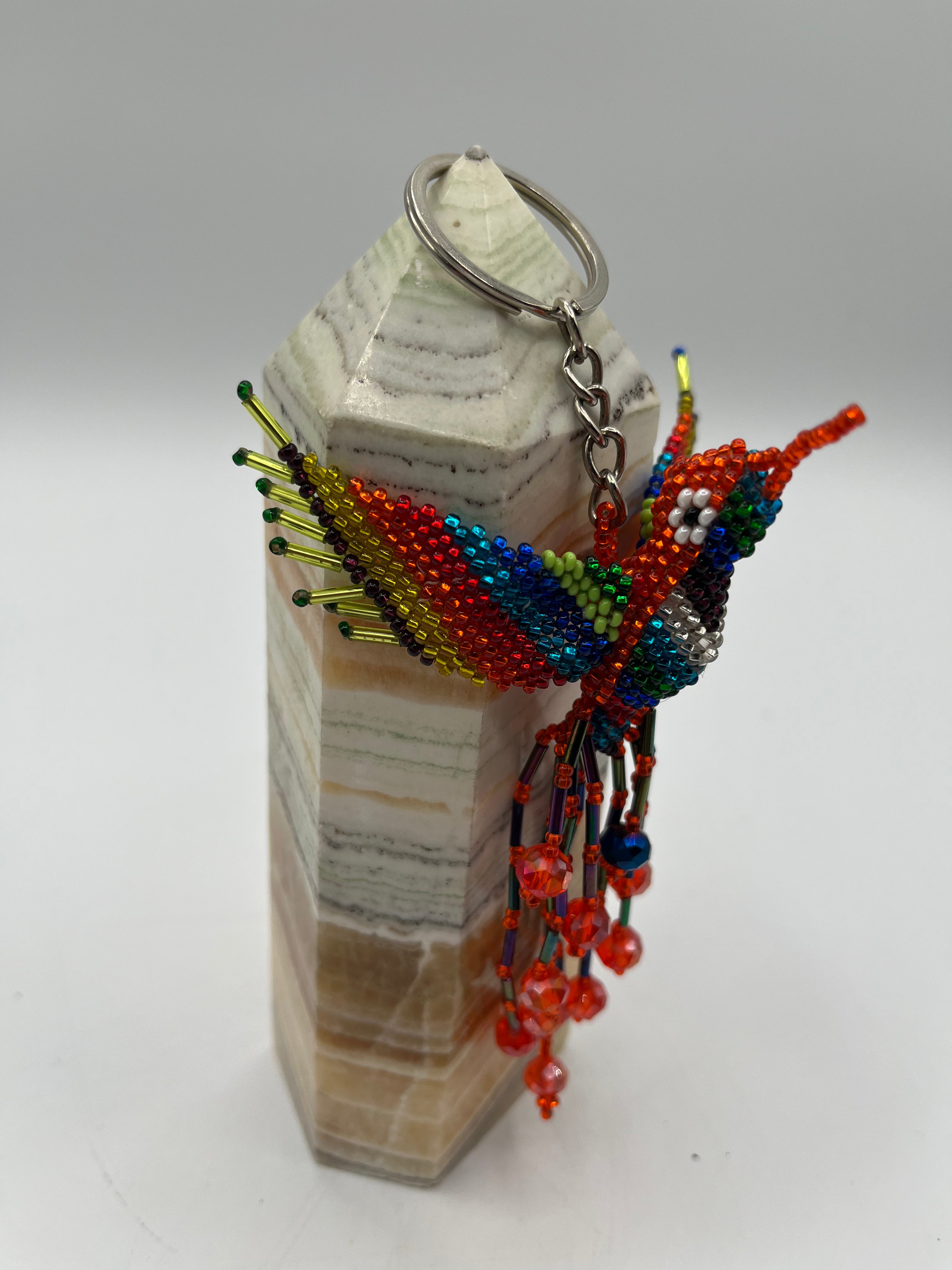 Colibri/Hummingbird-Czech Beads-Key Chain