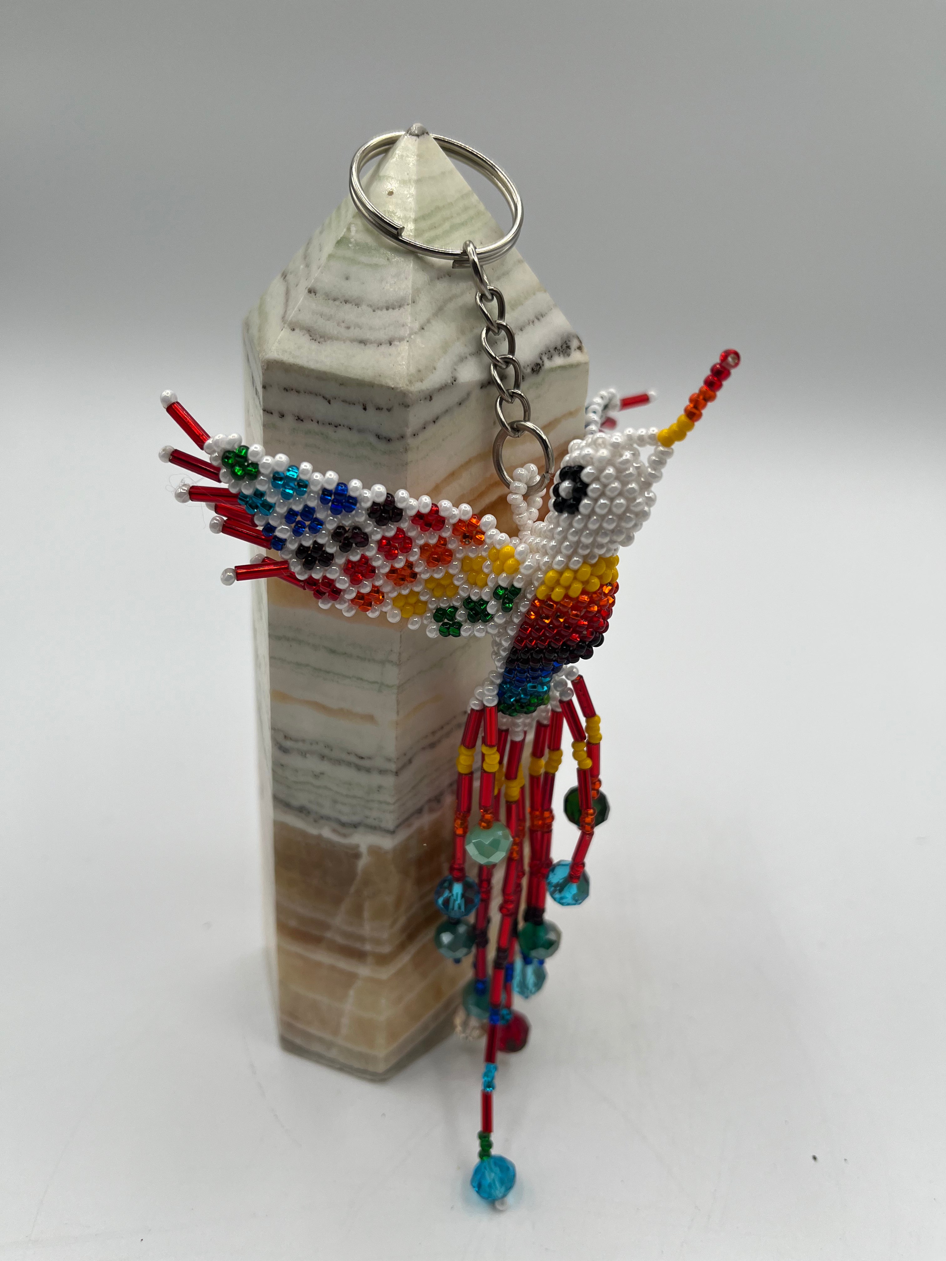Colibri/Hummingbird-Czech Beads-Key Chain