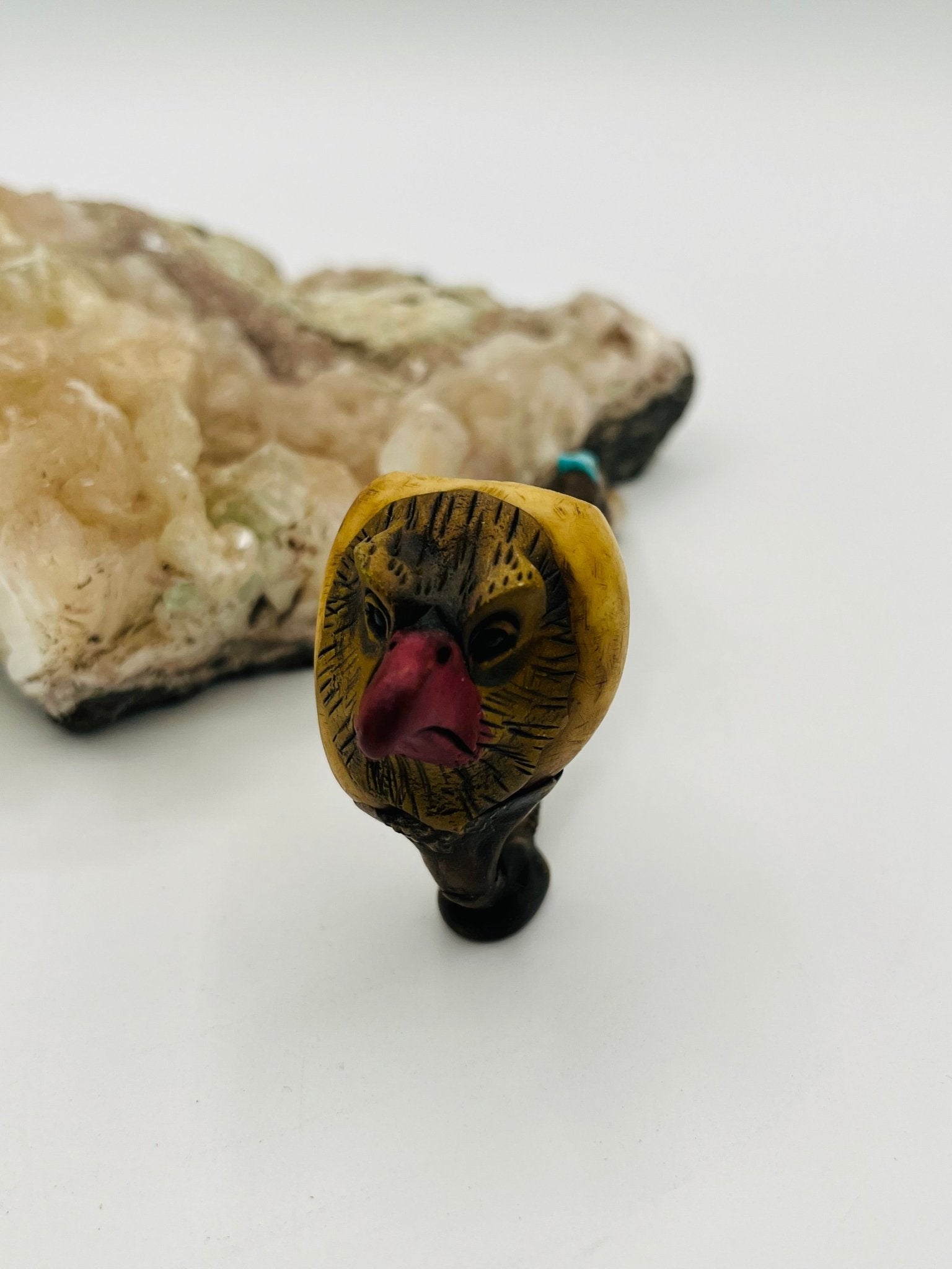 Curved Tagua Pipe by Collective Journey Art