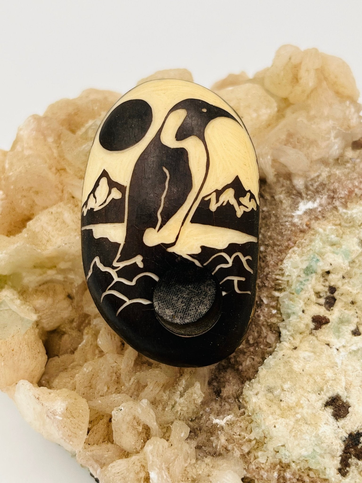 Tagua Single - Hitter Pocket Pipe by Collective Journey Art