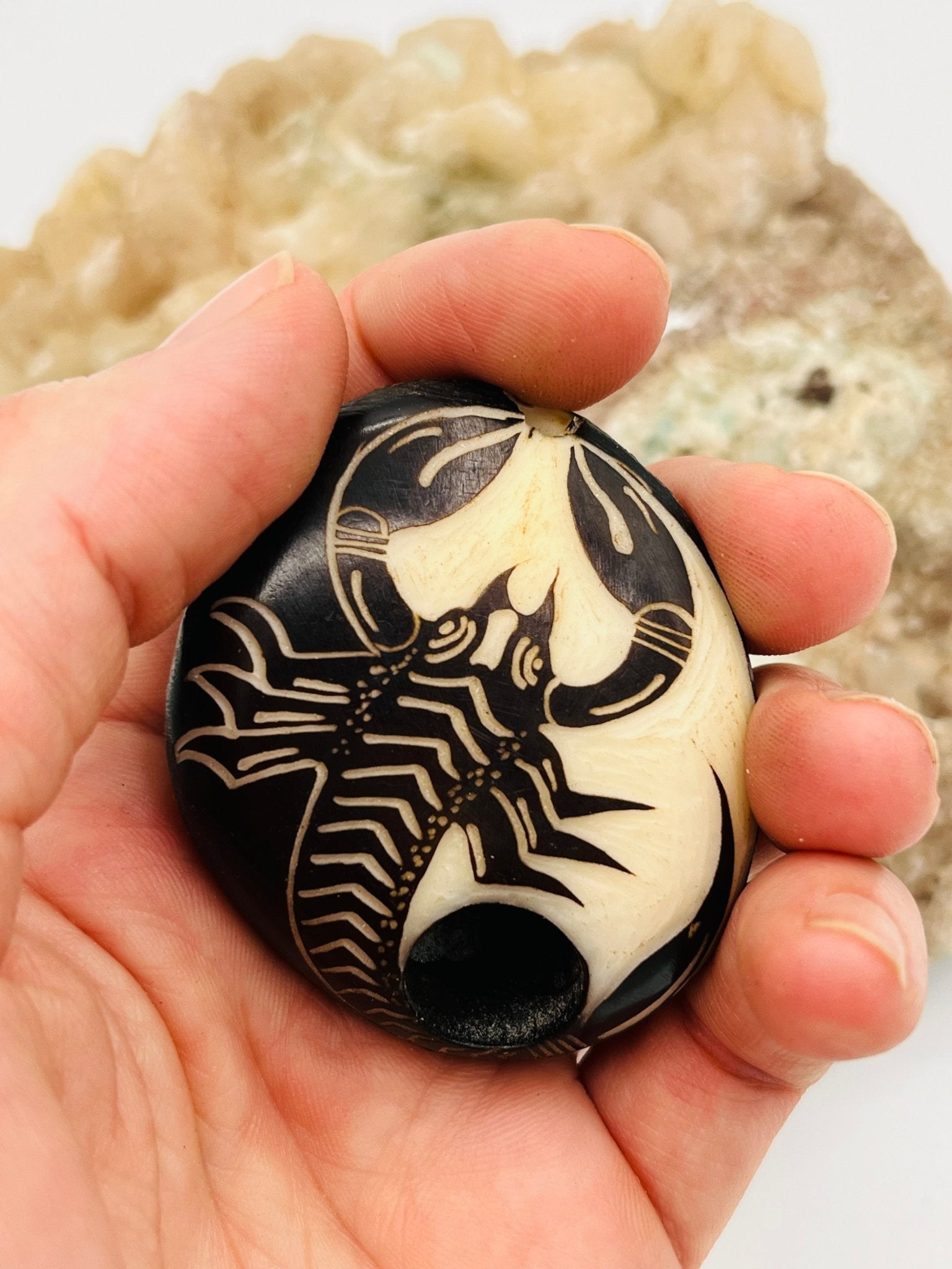 Tagua Single - Hitter Pocket Pipe by Collective Journey Art