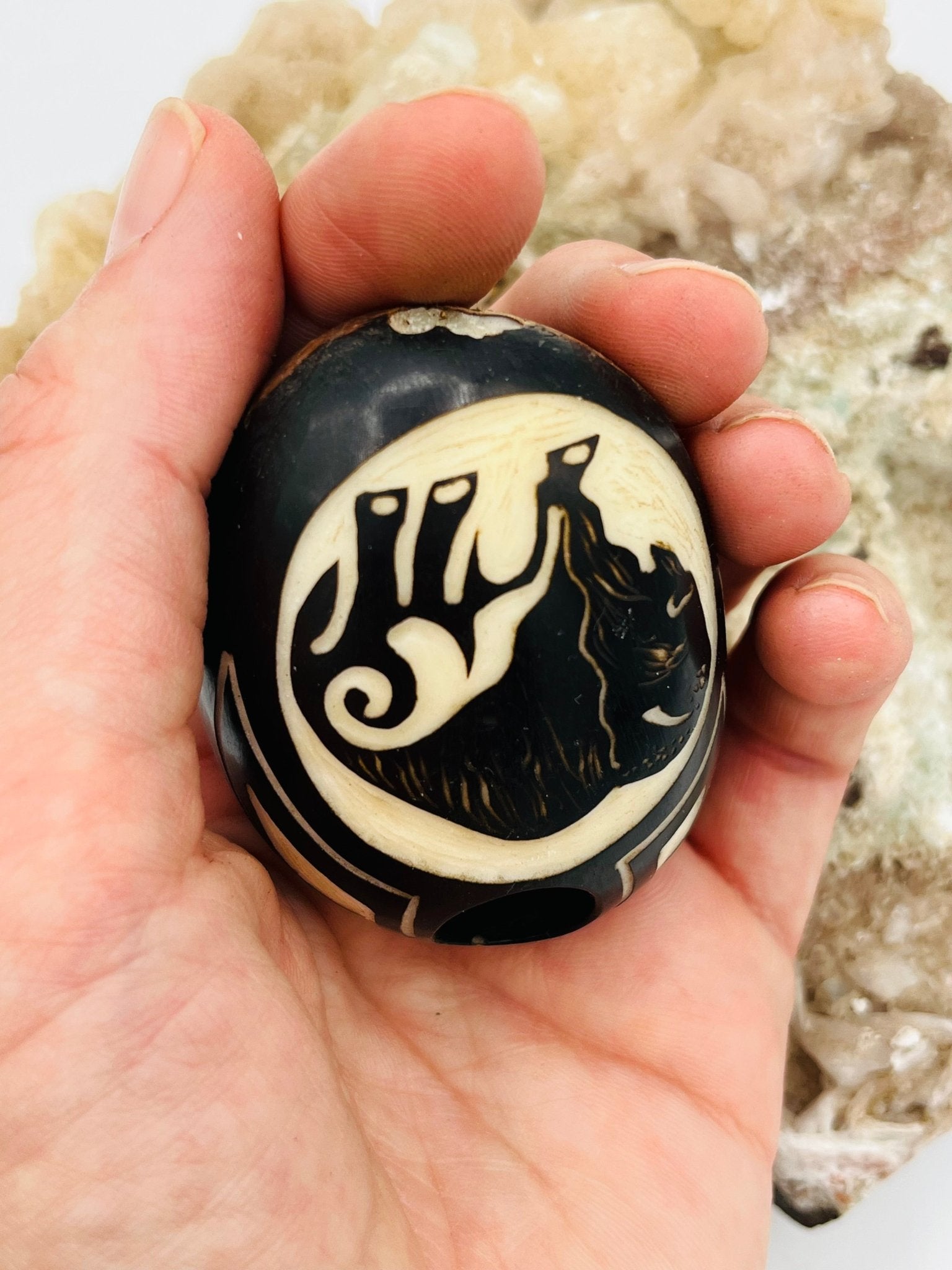 Tagua Single - Hitter Pocket Pipe by Collective Journey Art