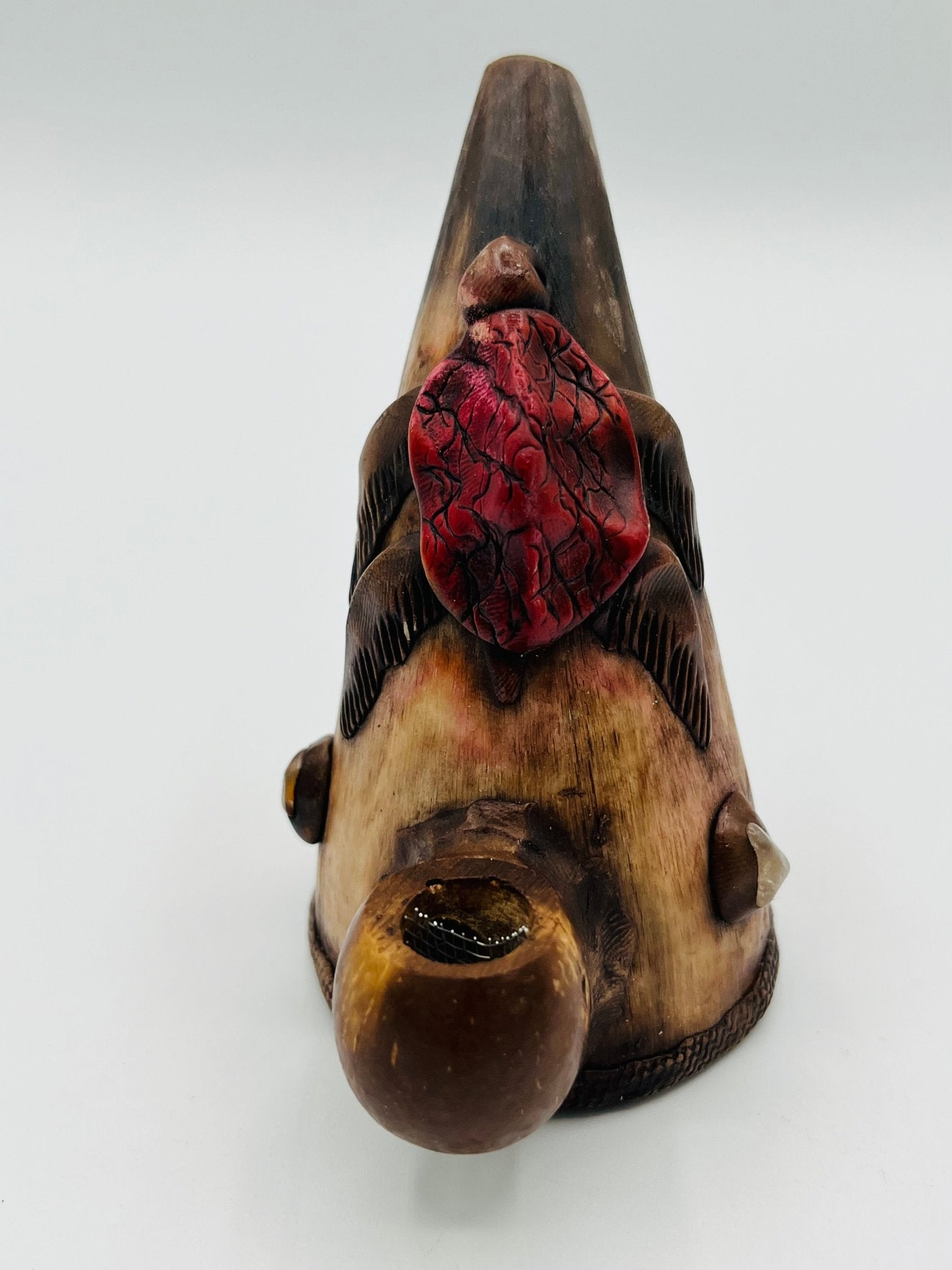 Cuerno with Coconut Seed Pipe by Collective Journey Art