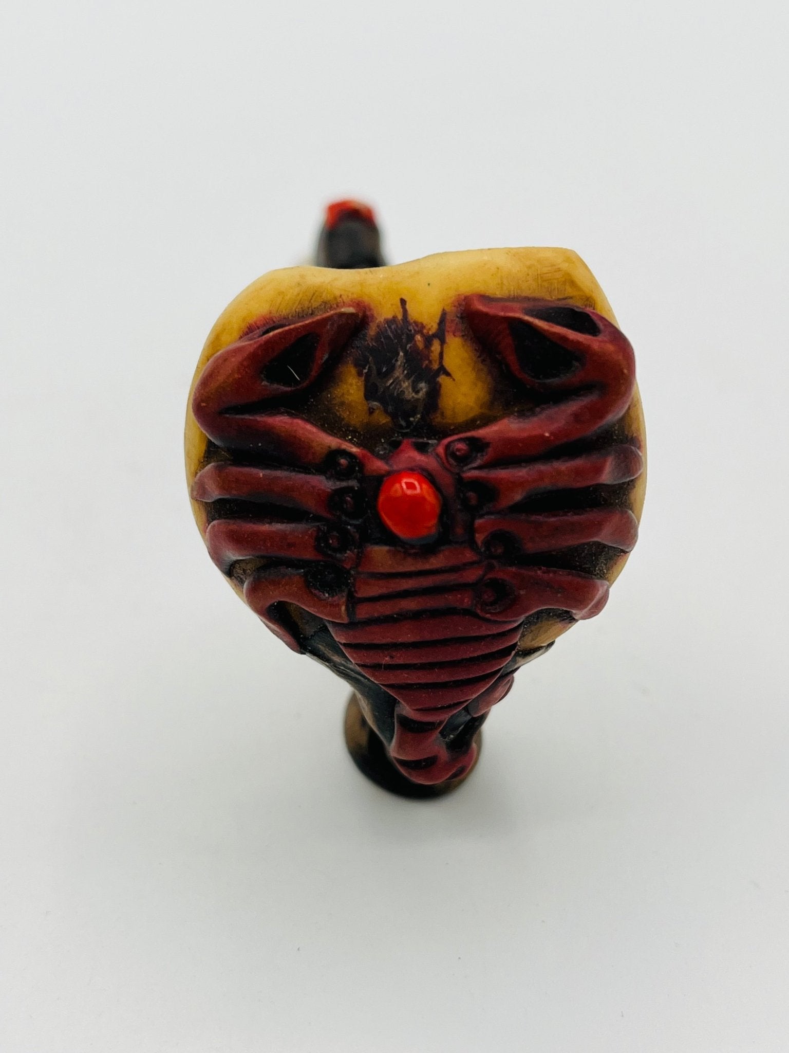 Curved Tagua Pipe by Collective Journey Art