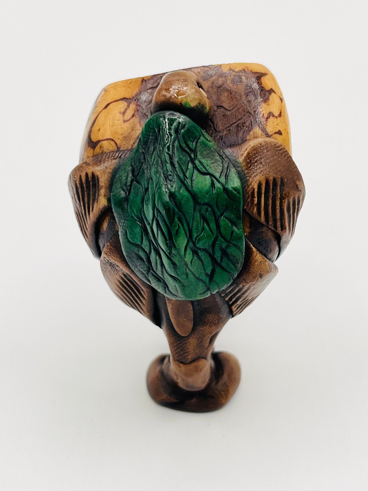 Curved Tagua Pipe by Collective Journey Art