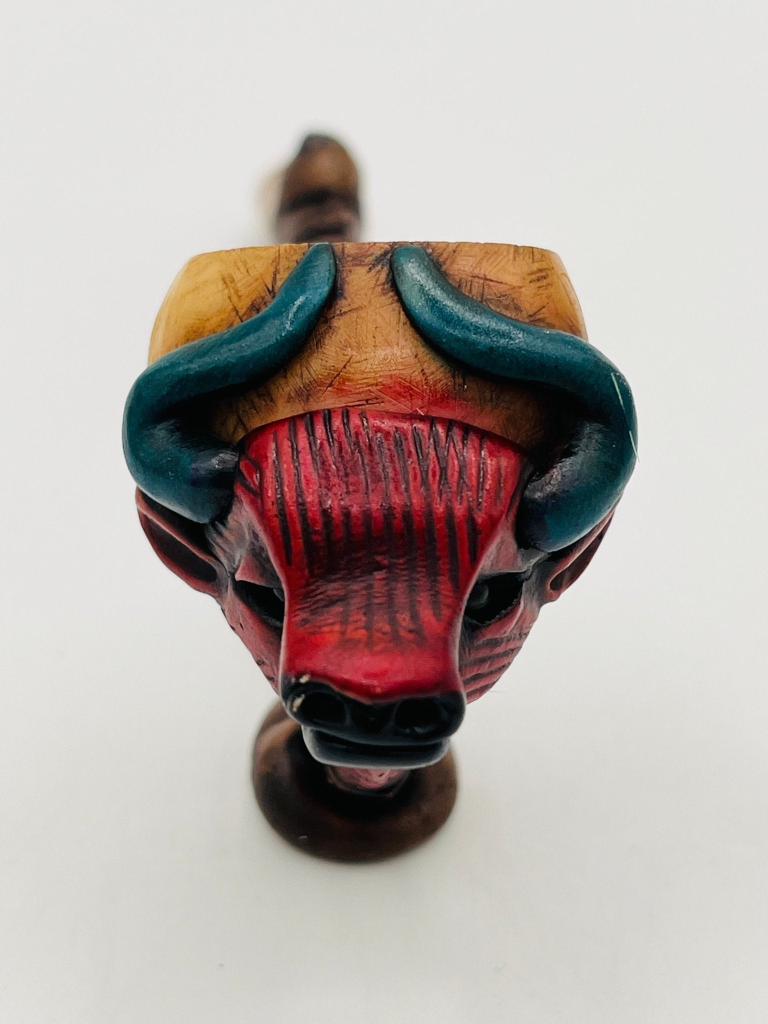 Curved Tagua Pipe by Collective Journey Art