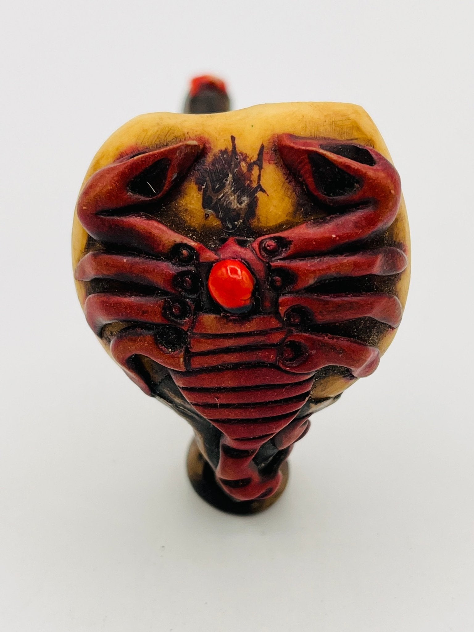Curved Tagua Pipe by Collective Journey Art