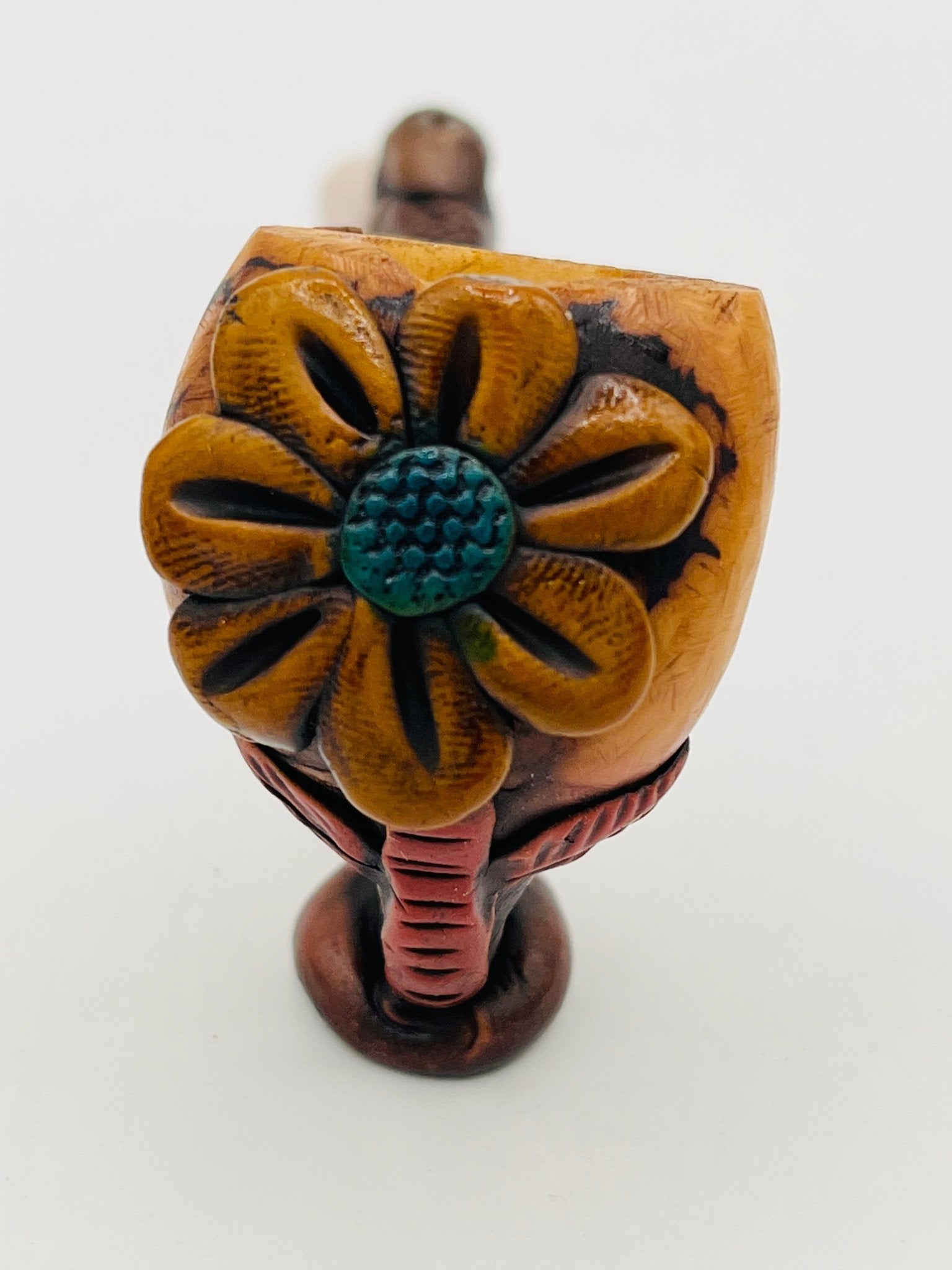 Curved Tagua Pipe by Collective Journey Art