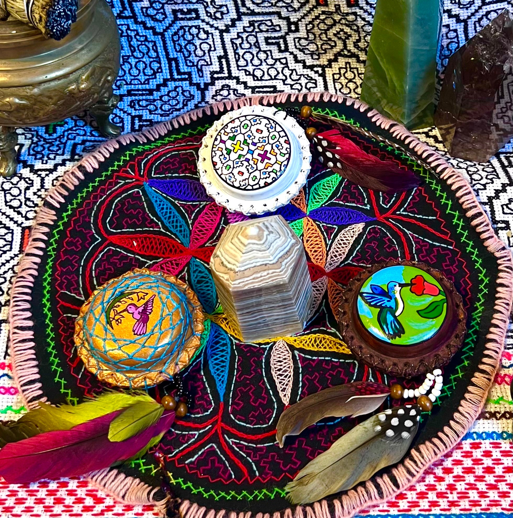 Palm Shaker by Collective Journey Art