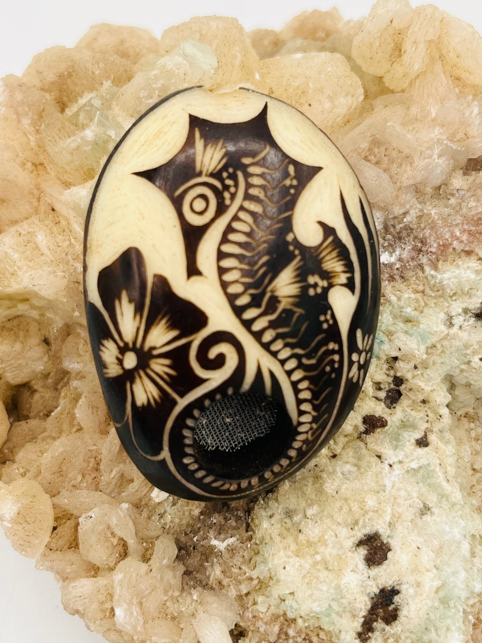 Tagua Single - Hitter Pocket Pipe by Collective Journey Art