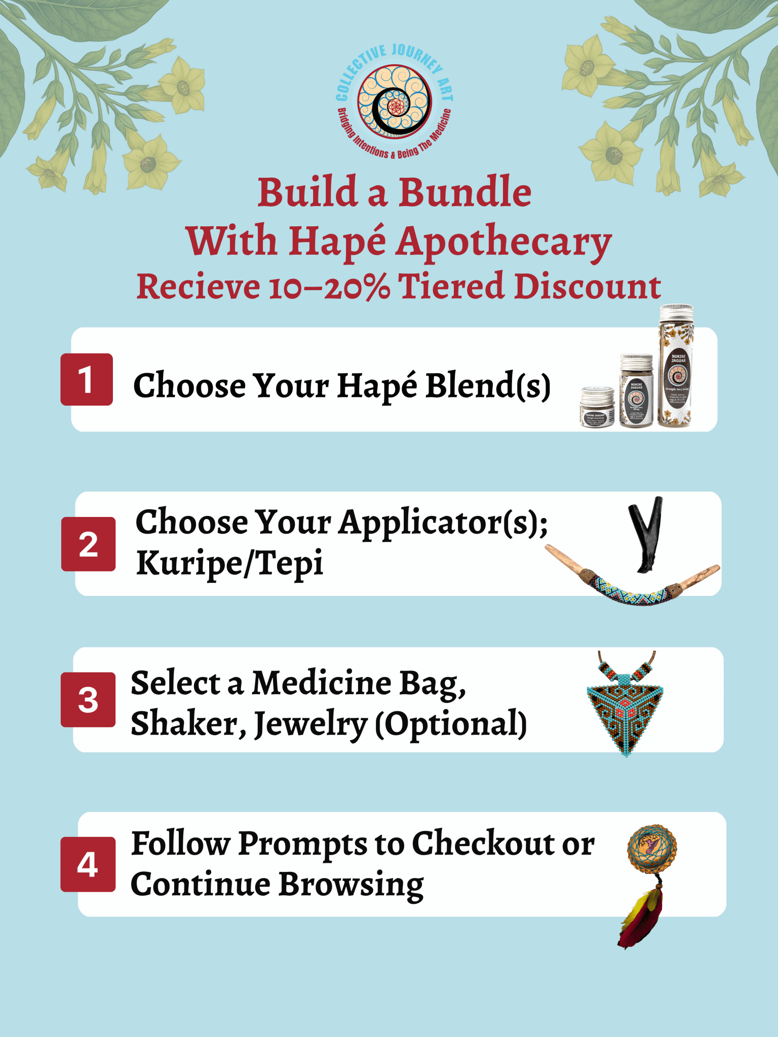 Build A Bundle With Hapé Apothecary by Collective Journey Art