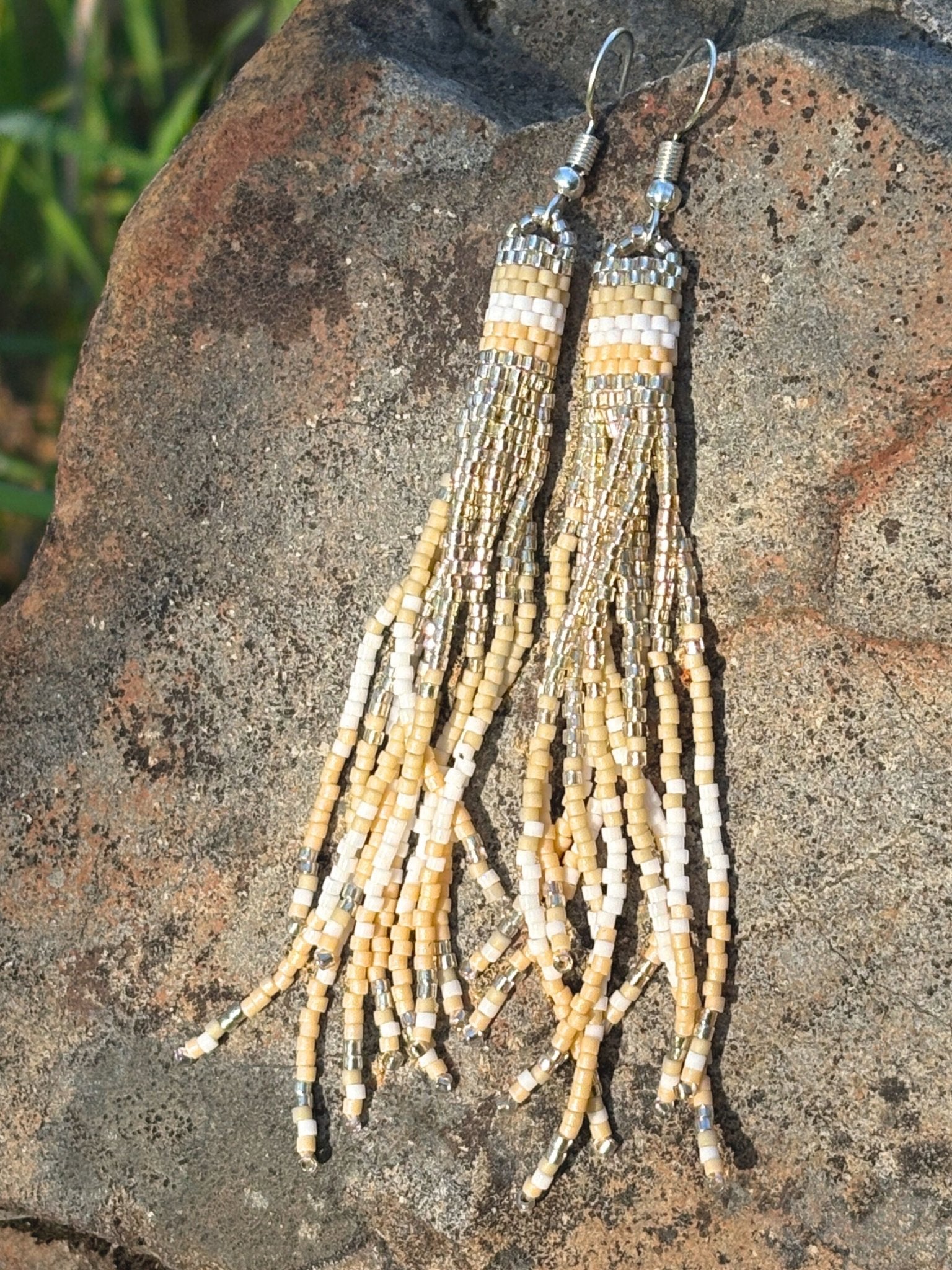 Peyote Earrings by Collective Journey Art