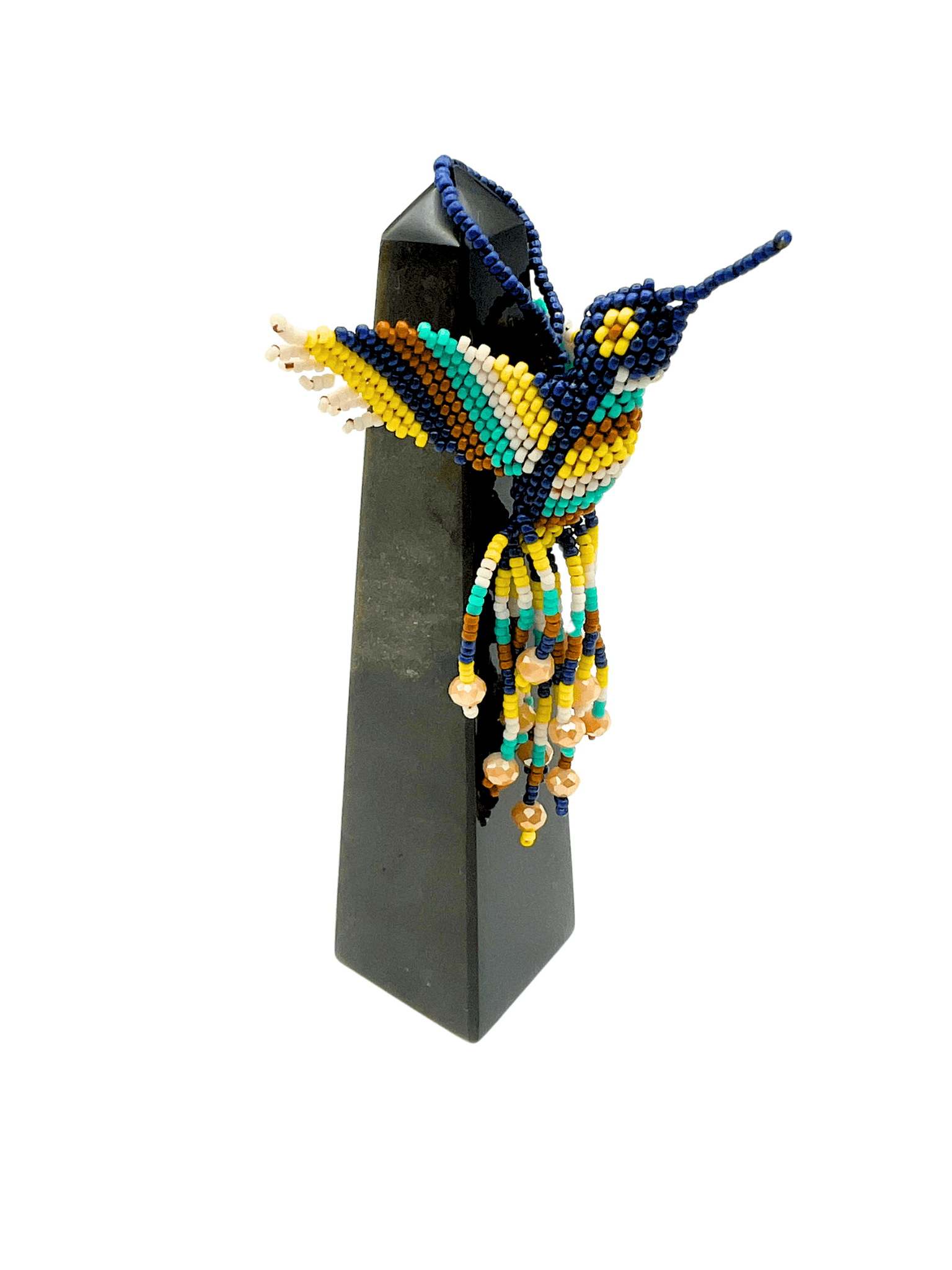 Colibri/Hummingbird Ornament - Miyuki Beads - Loop Hang by Collective Journey Art
