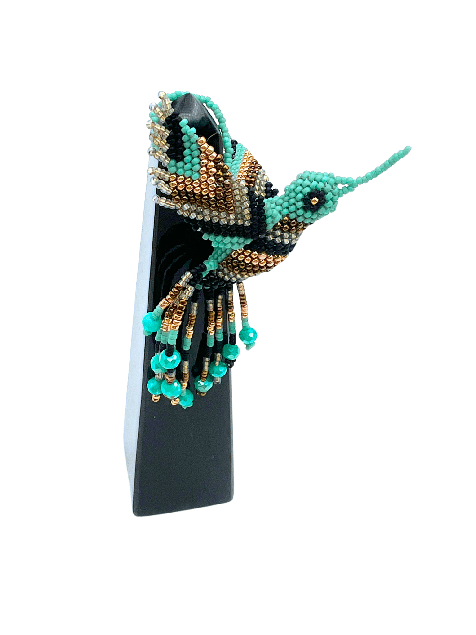 Colibri/Hummingbird Ornament - Miyuki Beads - Loop Hang by Collective Journey Art
