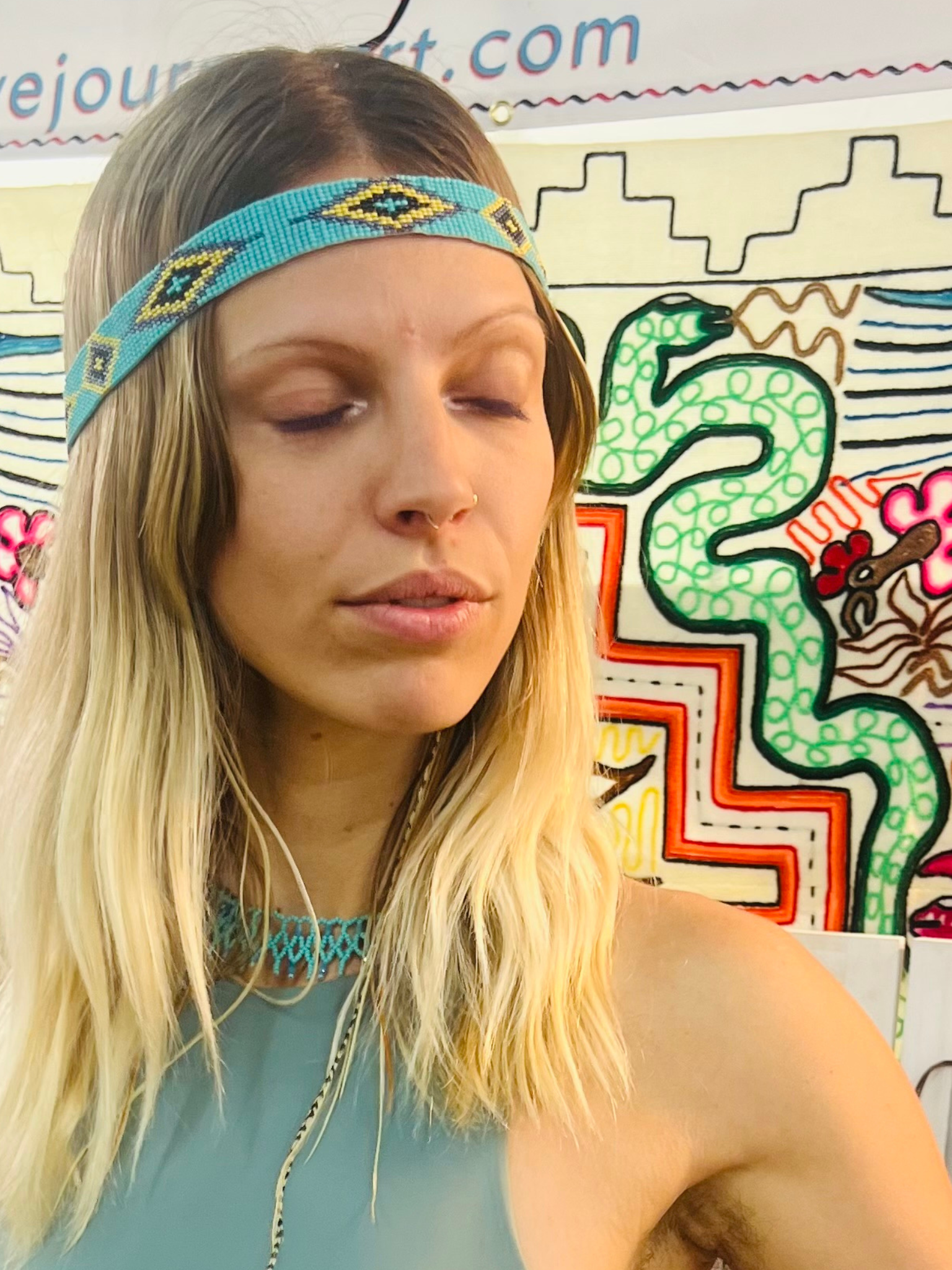 Wide Adjustable Hatband by Collective Journey Art