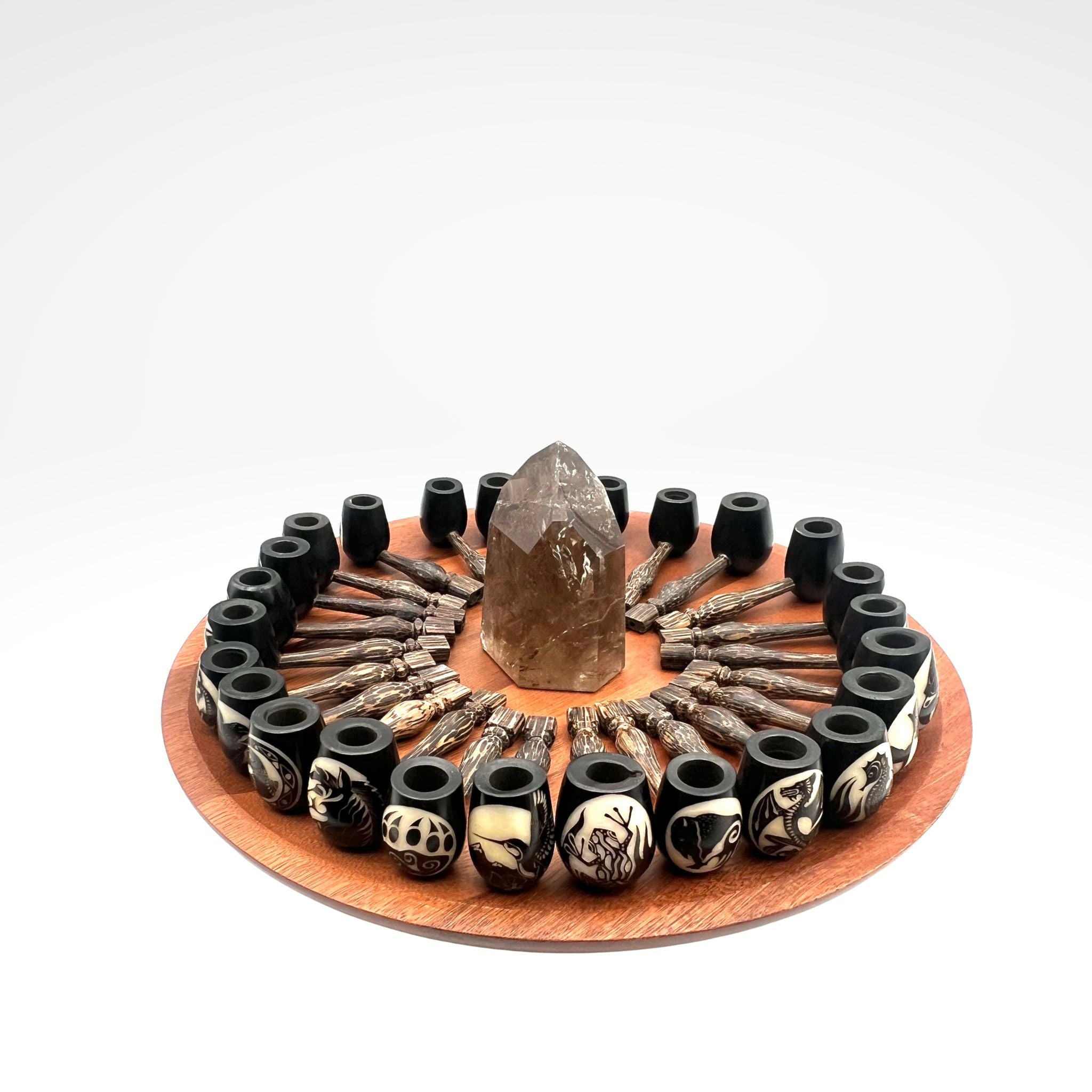 Mini Classic Handmade Pipe by Collective Journey Art