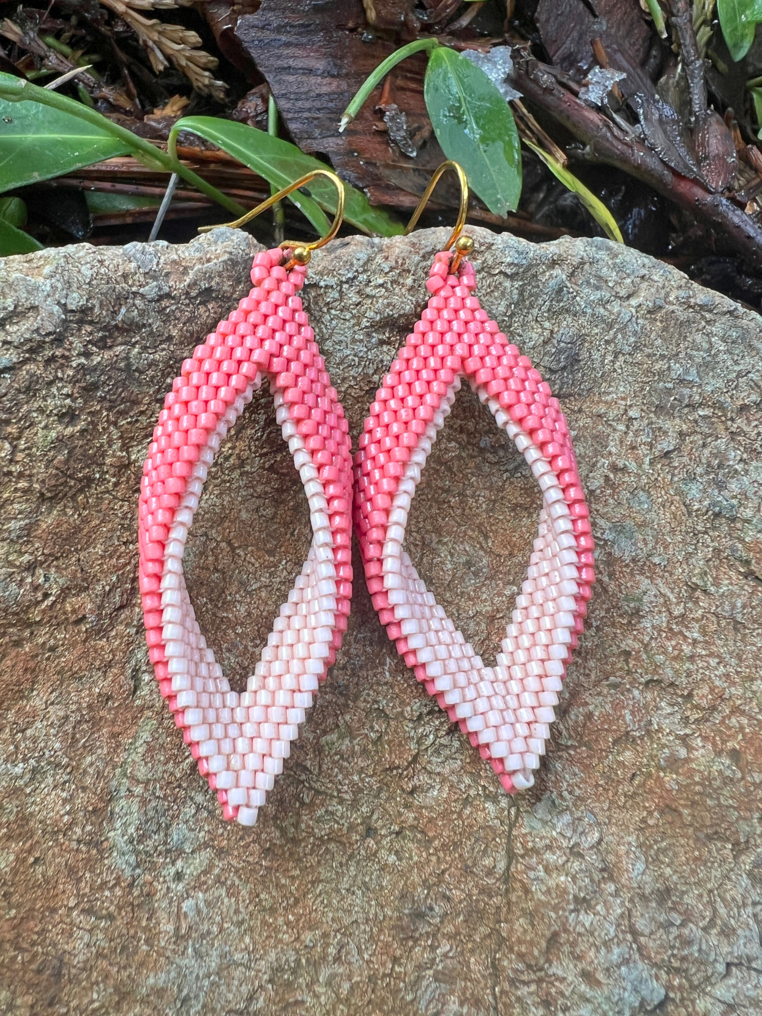 Leaf Earrings by Collective Journey Art