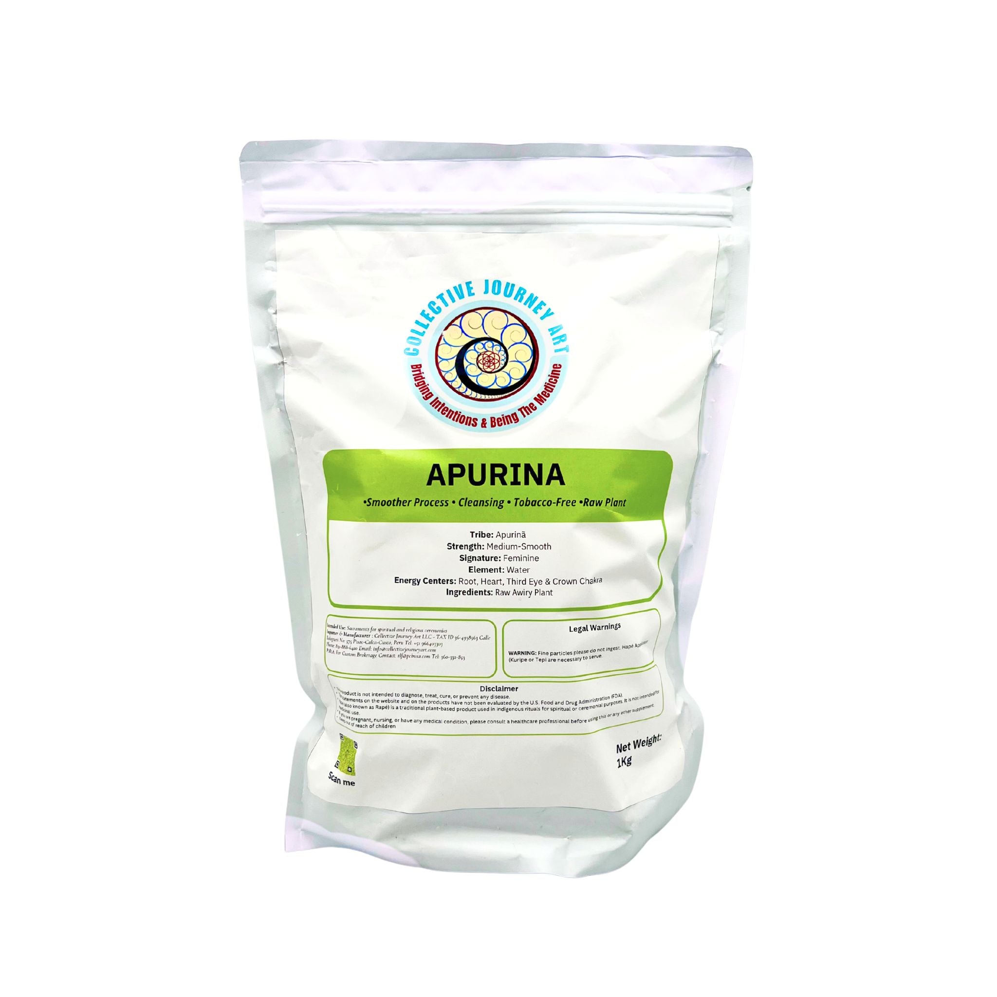 Hapé APURINA Authentic Rapé by Collective Journey Art