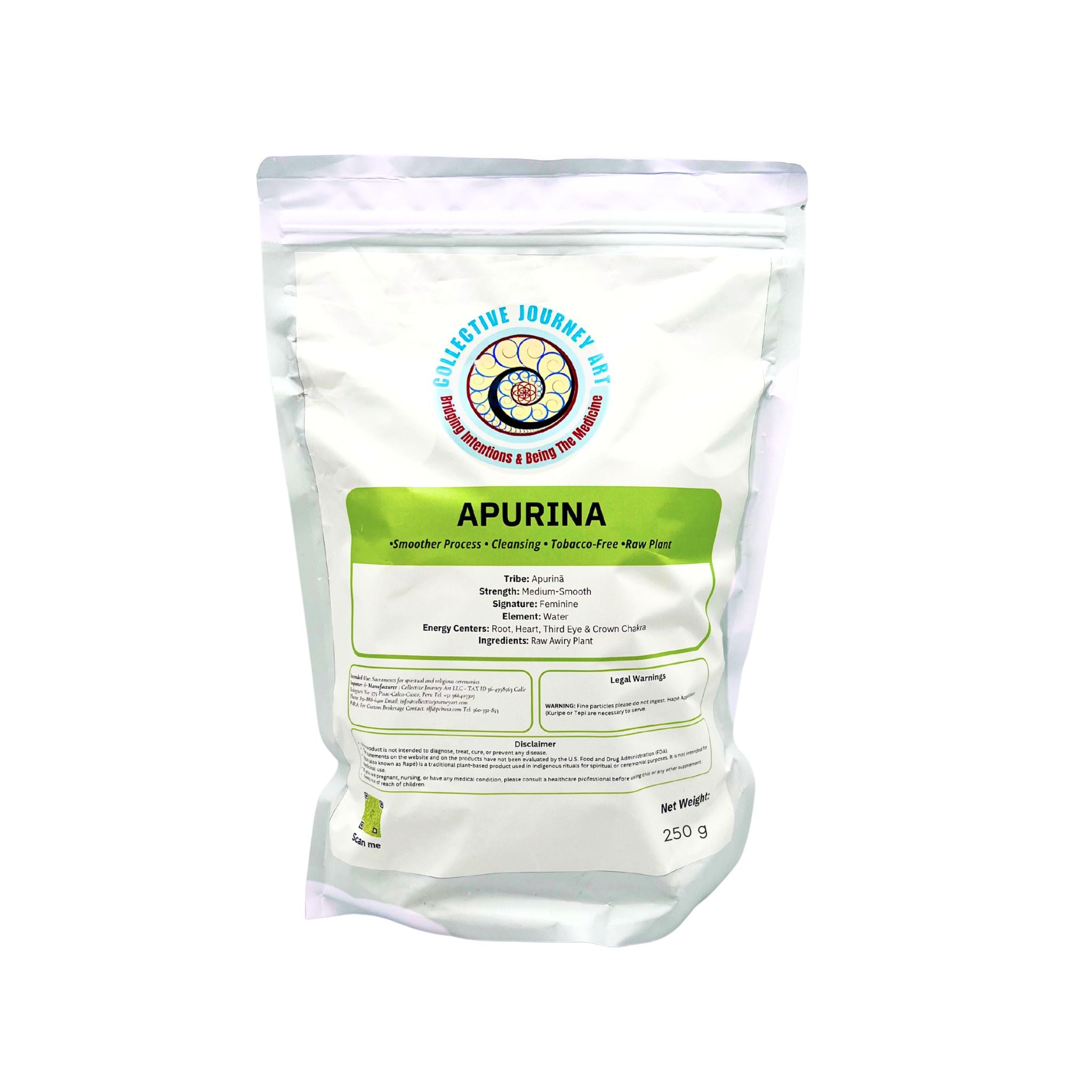 Hapé APURINA Authentic Rapé by Collective Journey Art