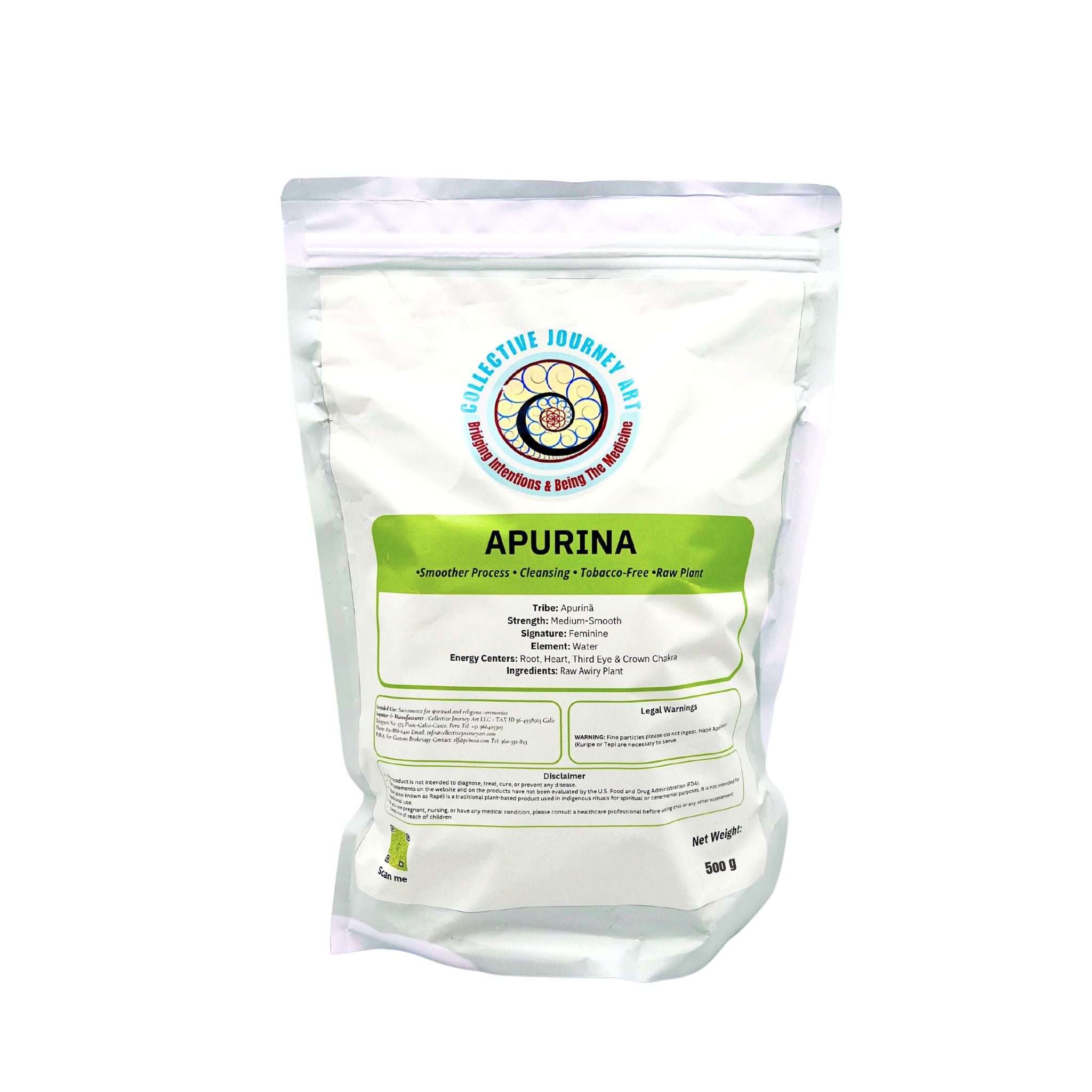 Hapé APURINA Authentic Rapé by Collective Journey Art