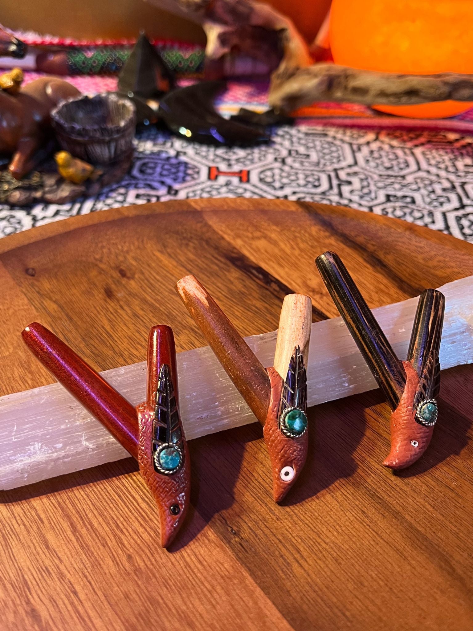 Bird Kuripe | Hapé Self-Applicator by Collective Journey Art