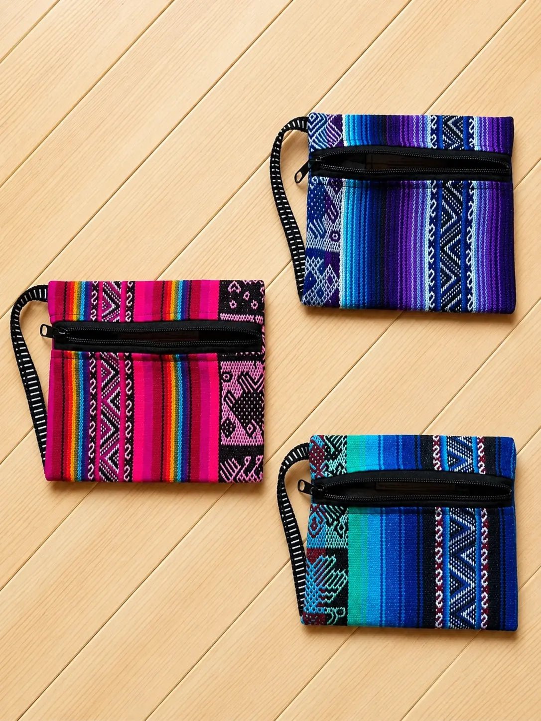 Mini Zippered Pouch - Wallet by Collective Journey Art