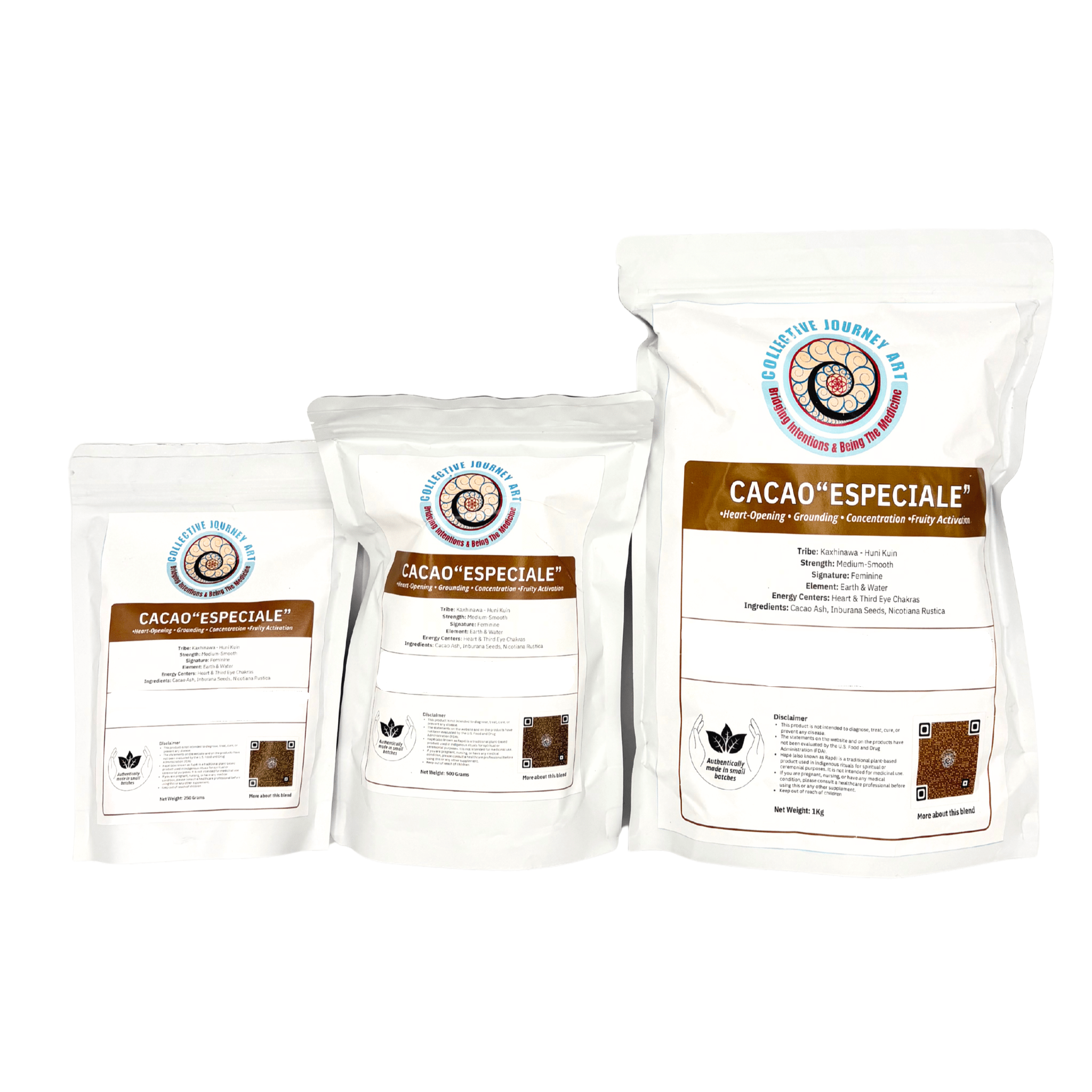 Hapé CACAO "ESPECIALE" Authentic Rapé by Collective Journey Art