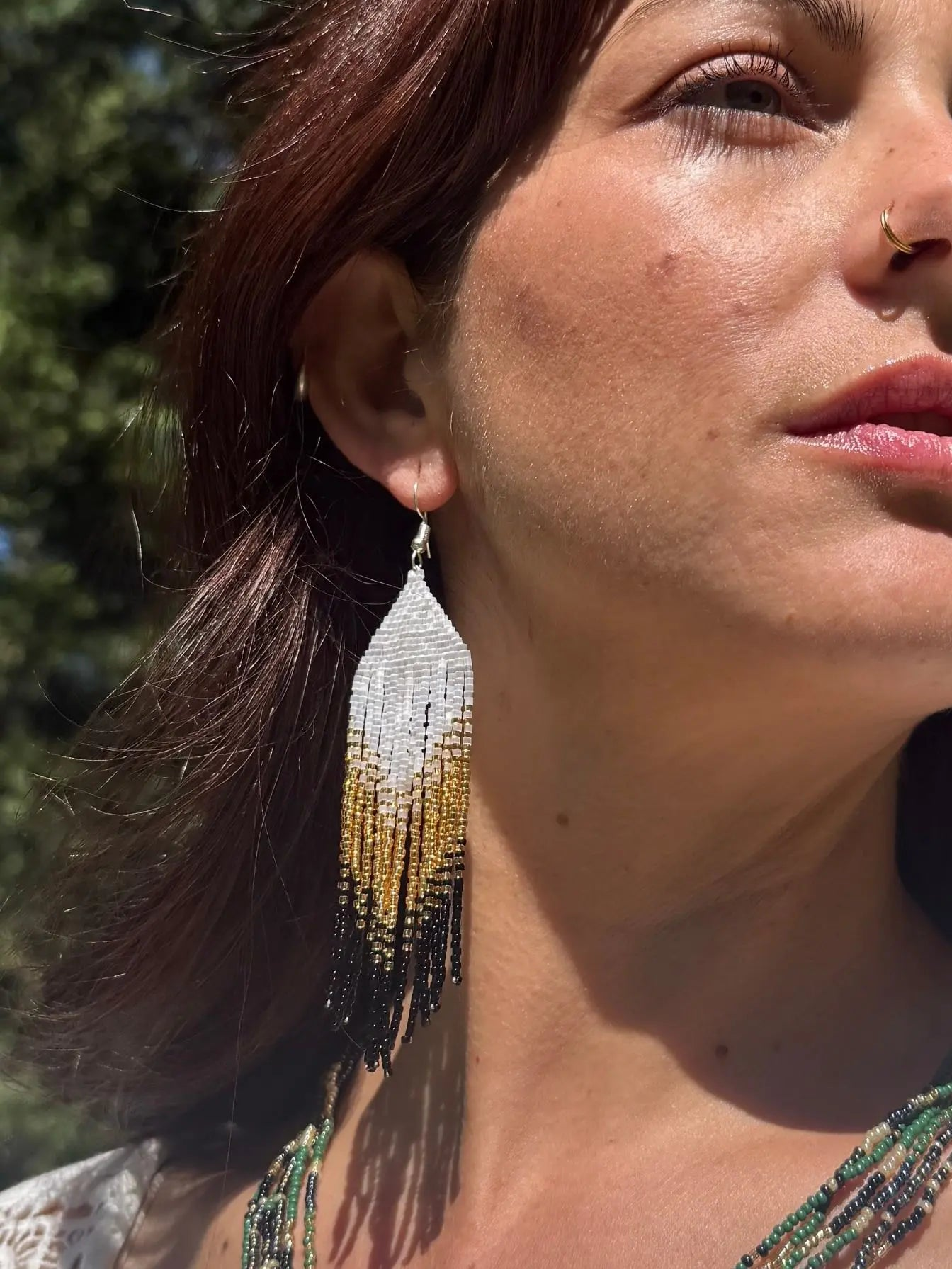 Cascada Earrings by Collective Journey Art