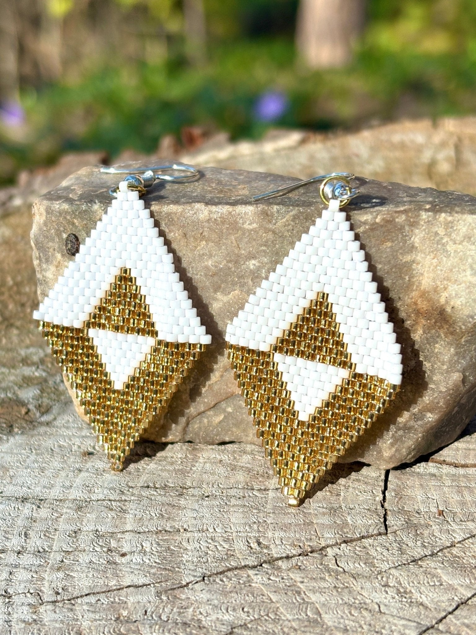 Diamente Earrings by Collective Journey Art