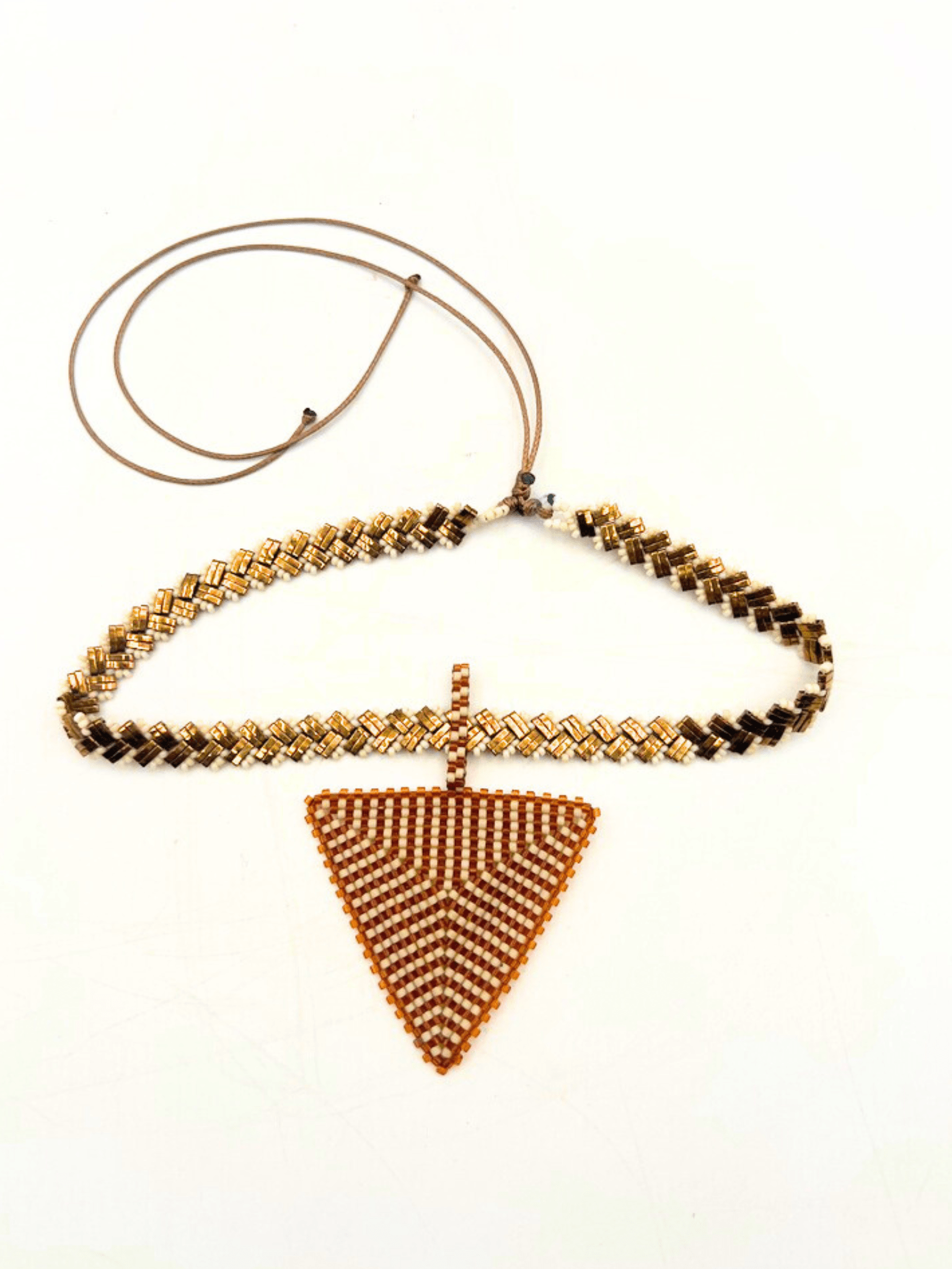 Crown Pyramid Pendant Choker/Headpiece by Collective Journey Art