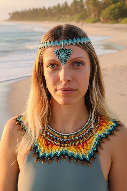 Crown Pyramid Adornment by Collective Journey Art