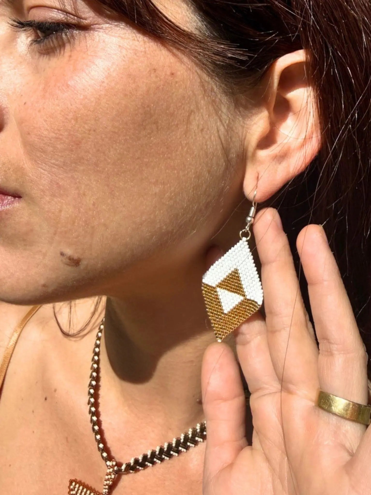 Diamente Earrings by Collective Journey Art