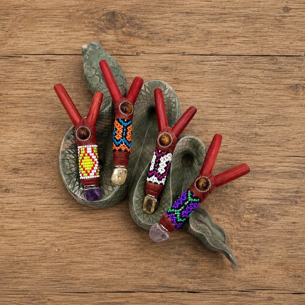 Magic Long Kuripe | Hapé Self-Applicator by Collective Journey Art