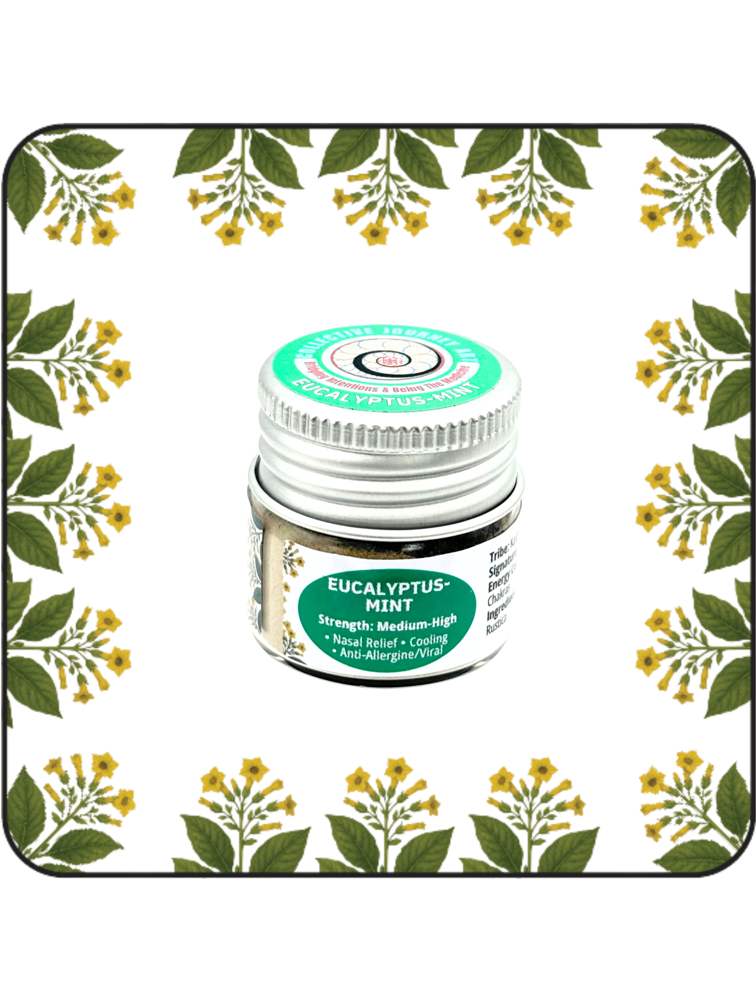 Hapé EUCALYPTUS - MINT Authentic Rapé by Collective Journey Art