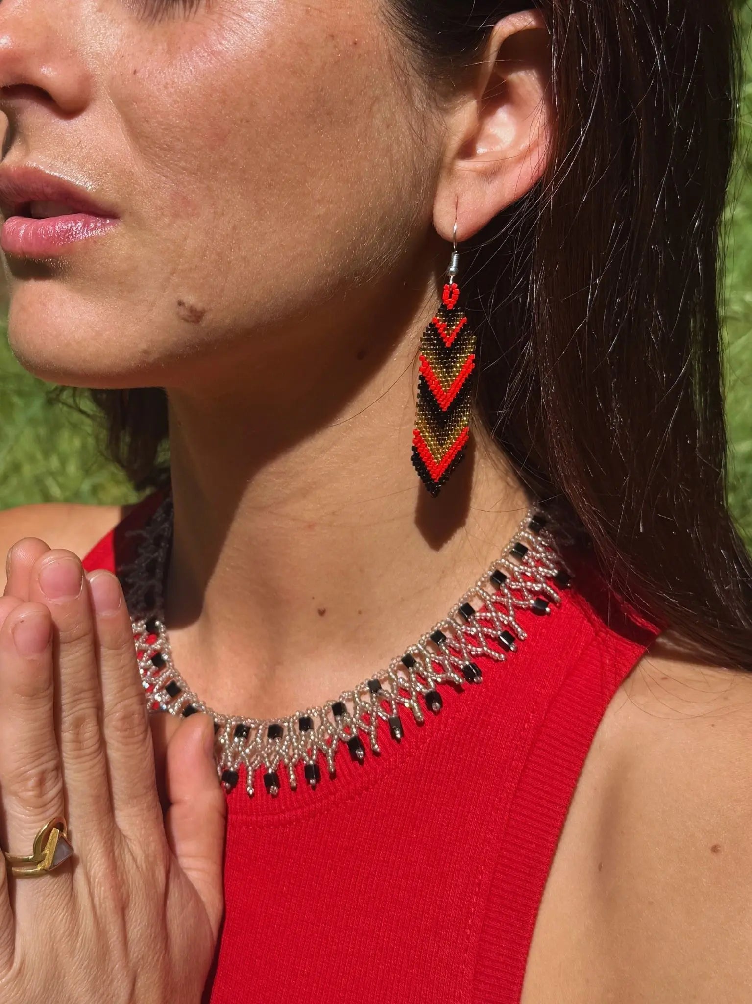 Flecha Earrings by Collective Journey Art