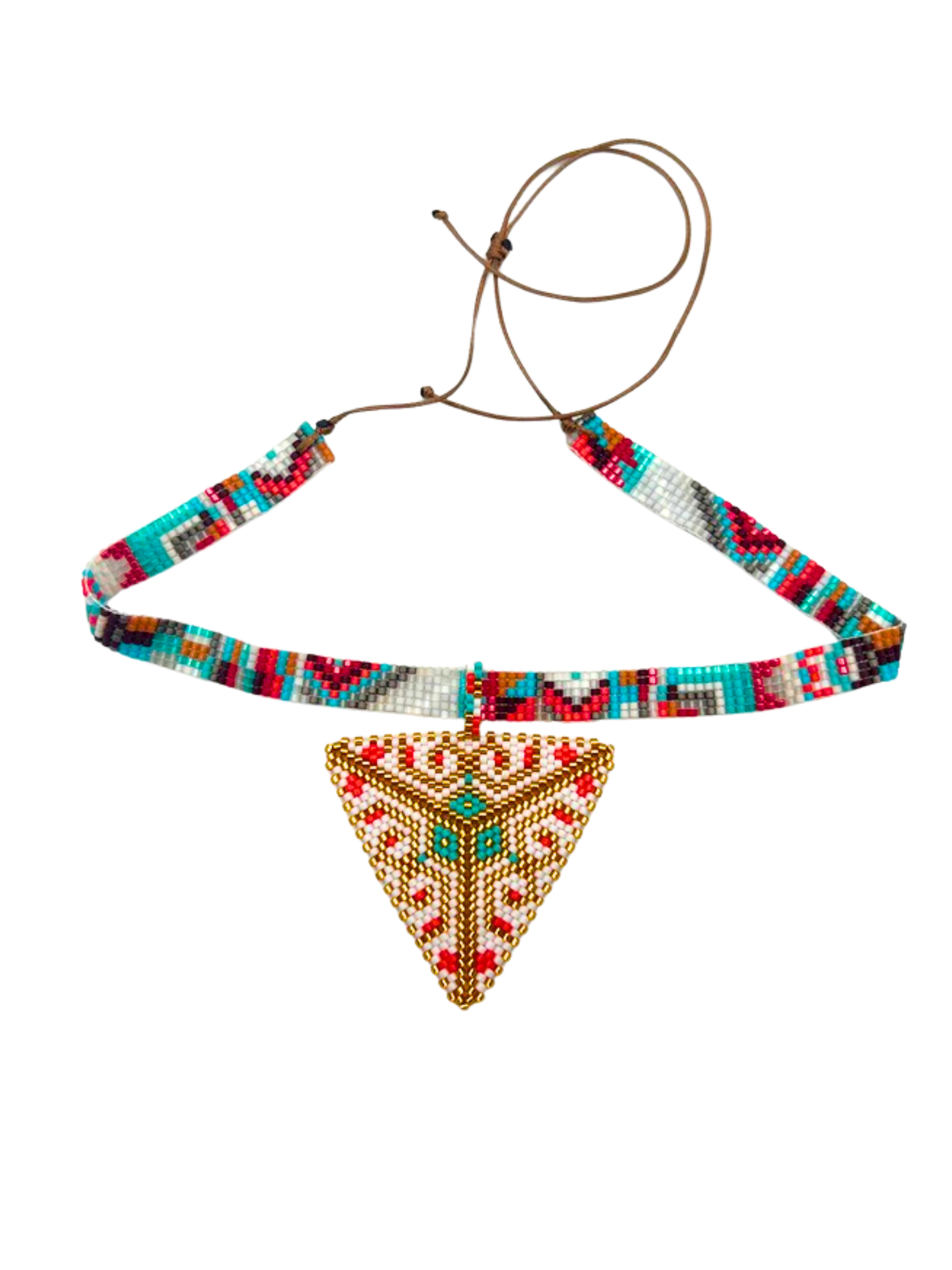 Pyramid Pendant Choker/Headpiece - 6 Line by Collective Journey Art